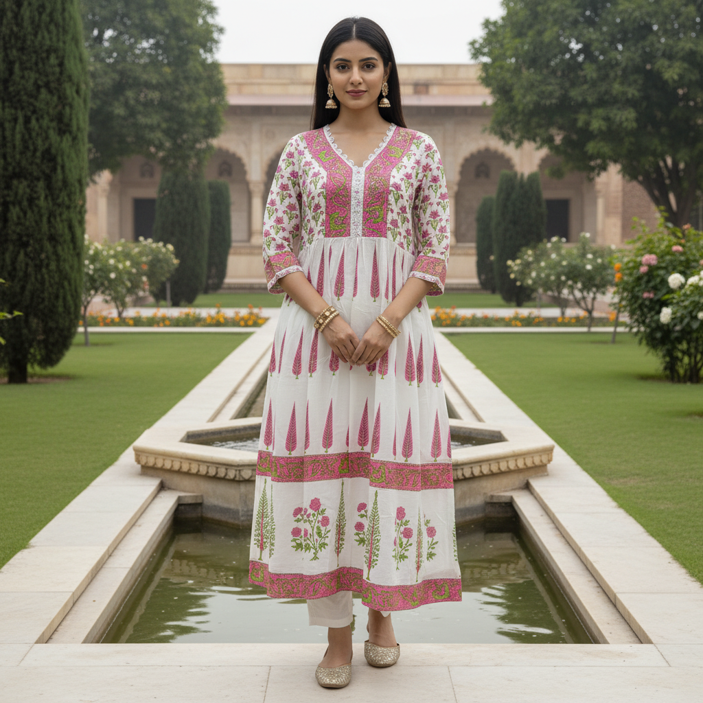 Three Piece Kurti Set