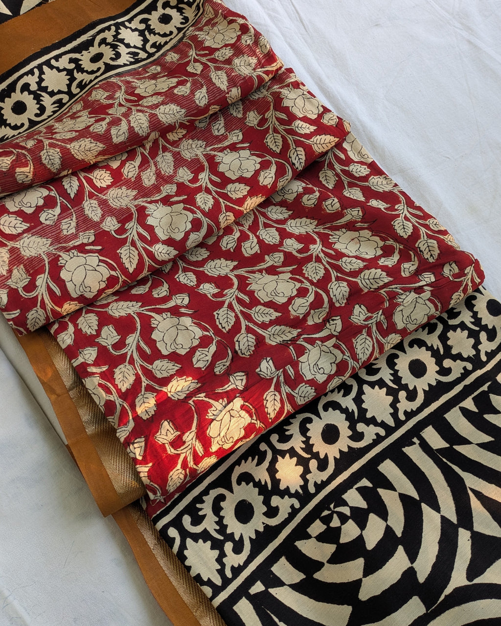 Maheswri Silk Sari with Blouse Piece (Liva Tag Sari)