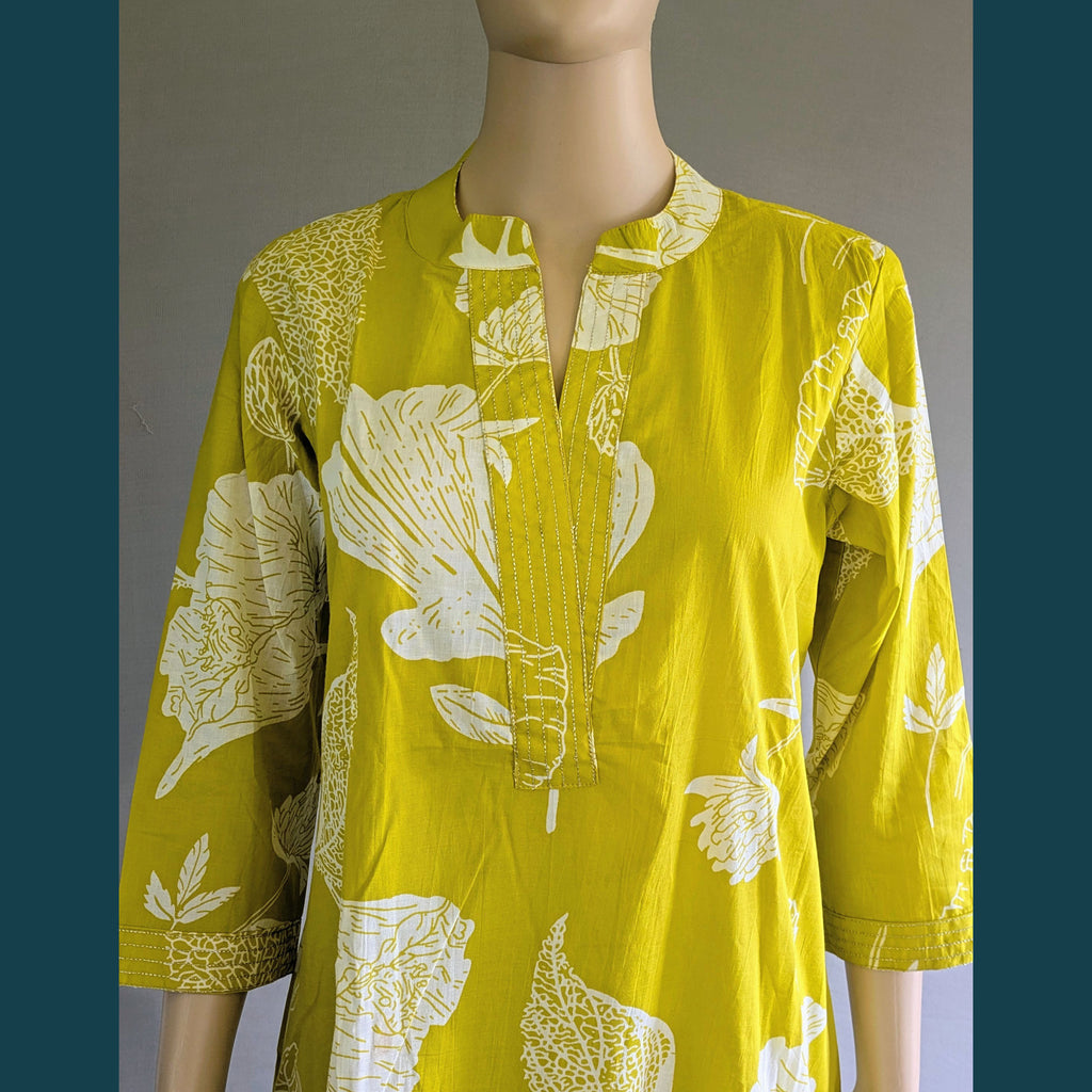 Yellow Kurti Set