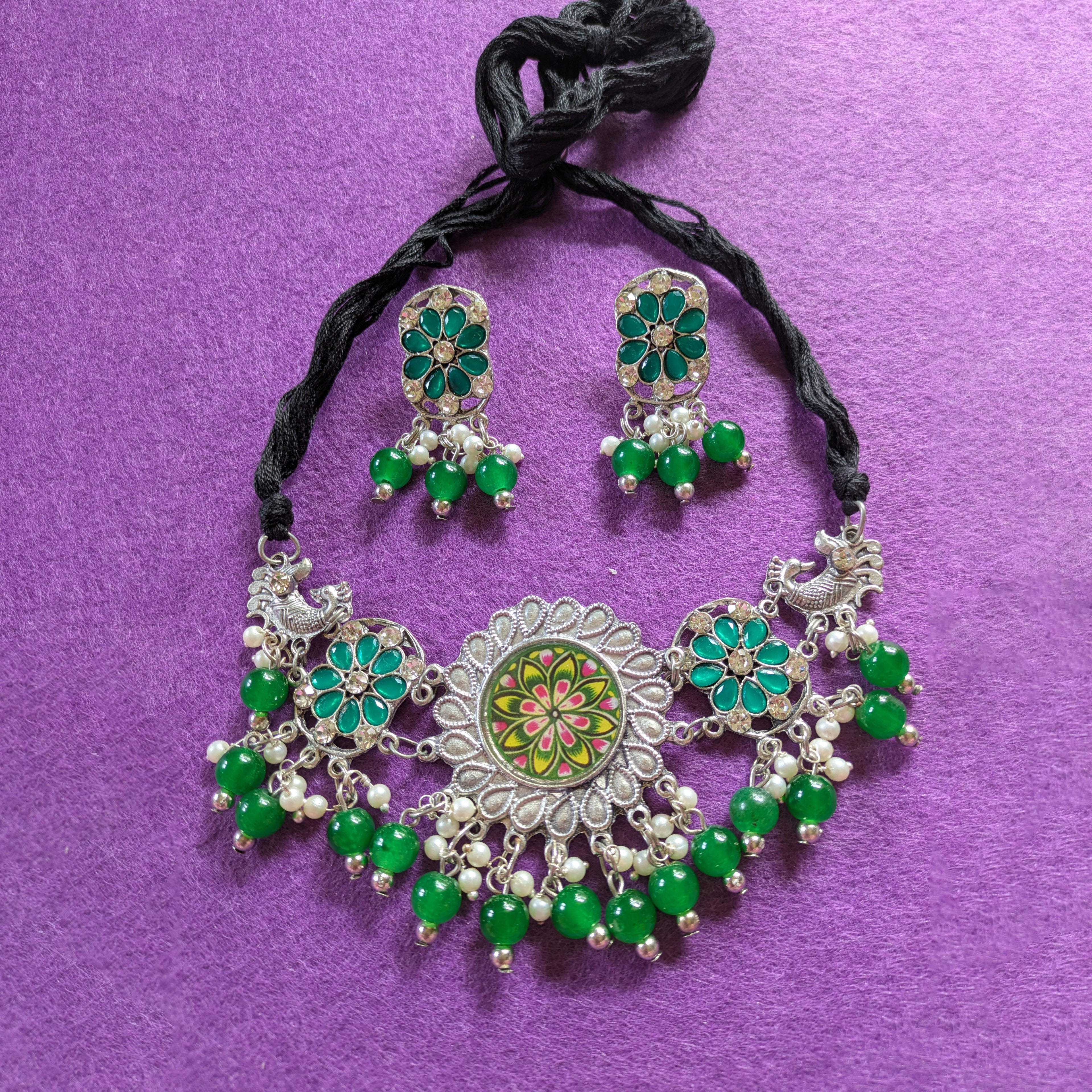 Rajasthani Choker with Earrings