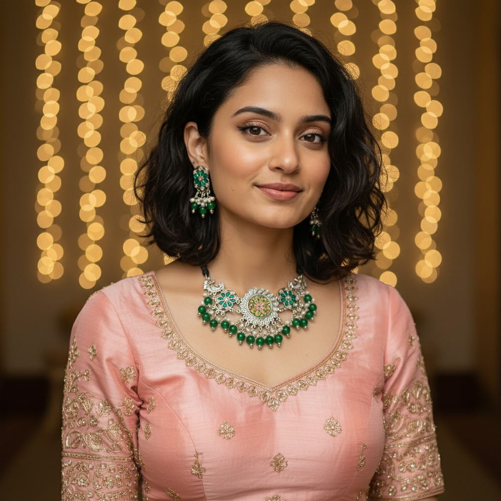 Rajasthani Choker with Earrings