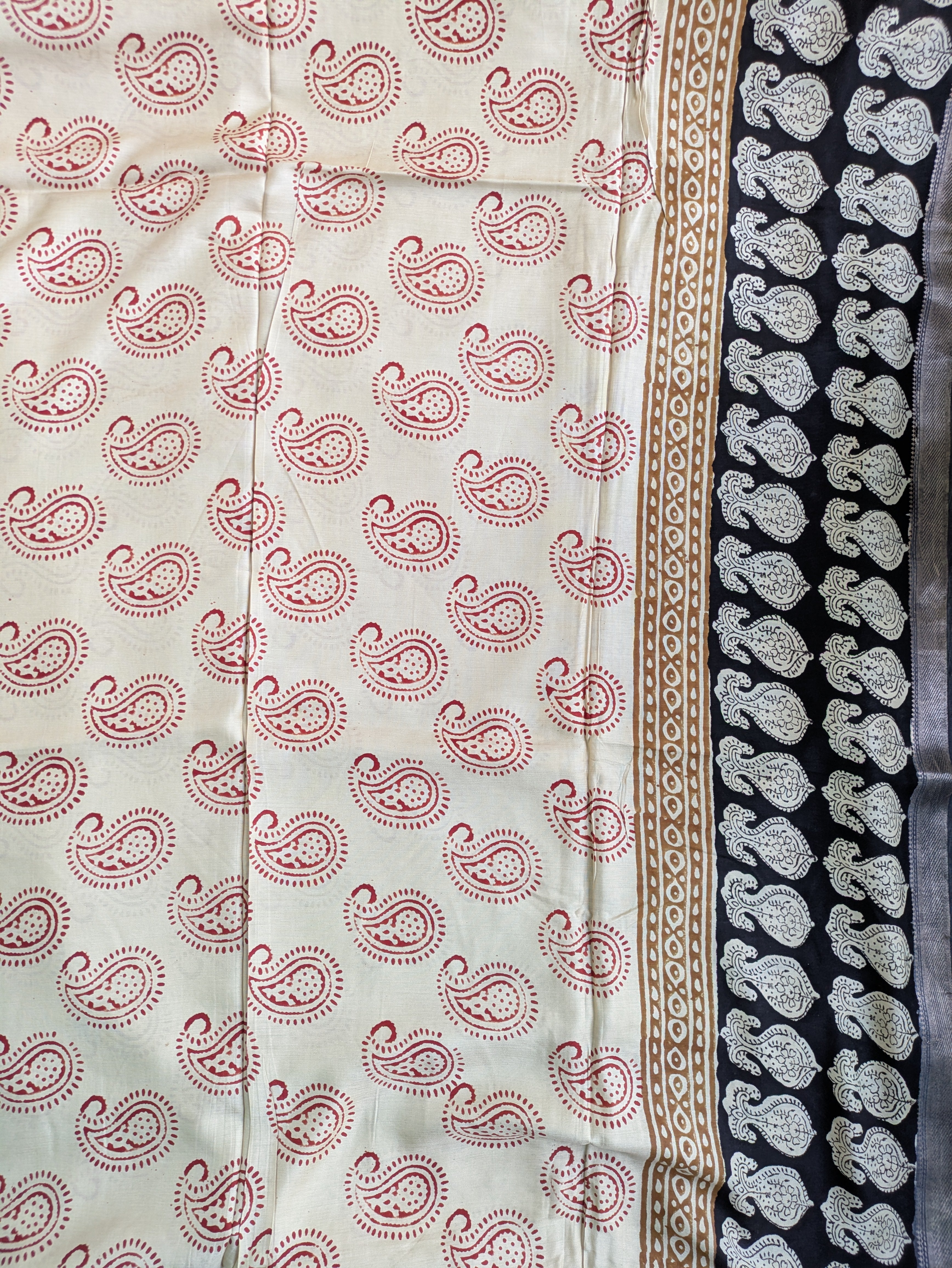 Maheswri Silk Sari with Blouse Piece (Liva Tag Sari)