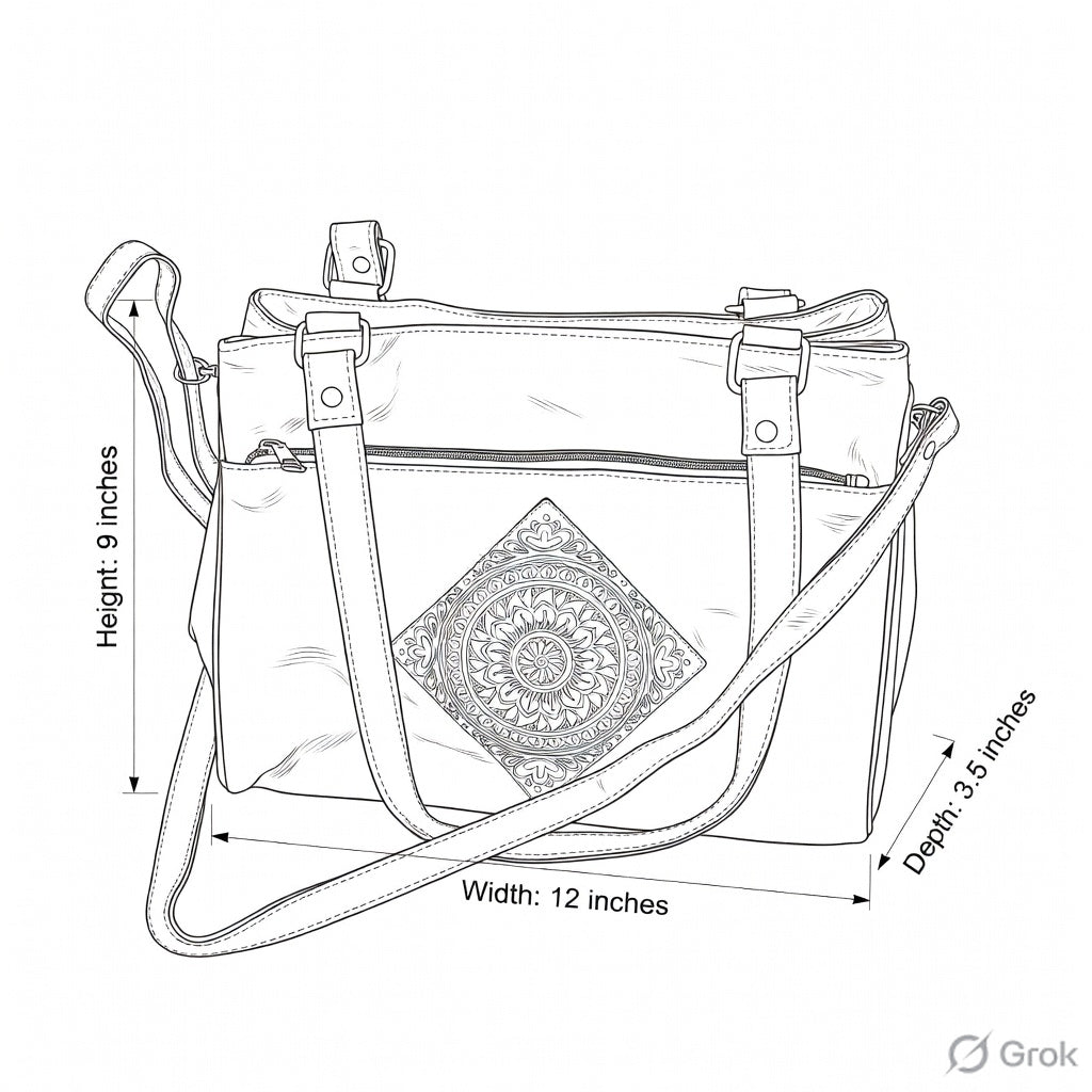 Luxury Leather Bag Black