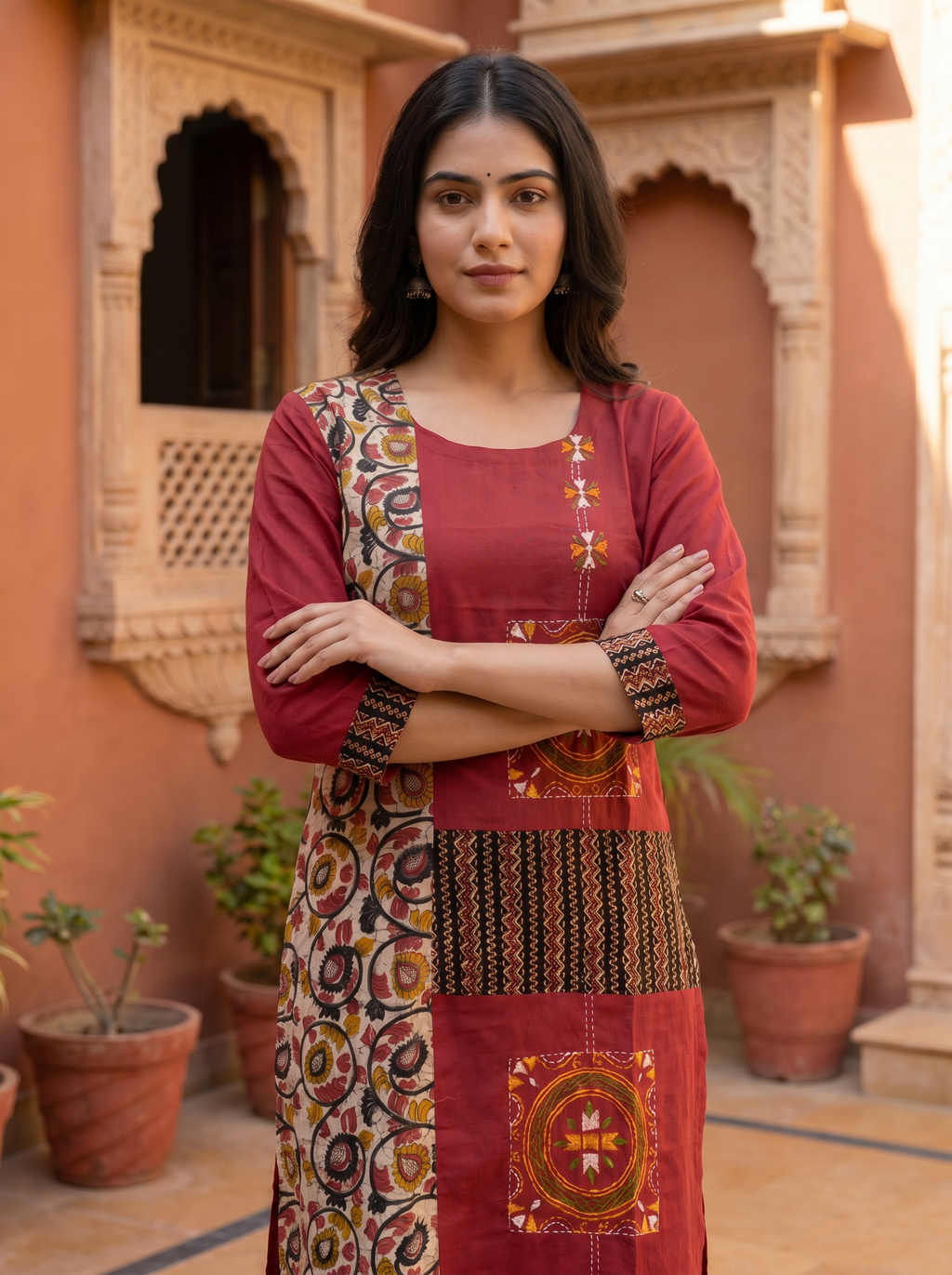 Boutique Kurti Red (NATRANG)