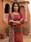 Boutique Kurti Red (NATRANG BRAND)