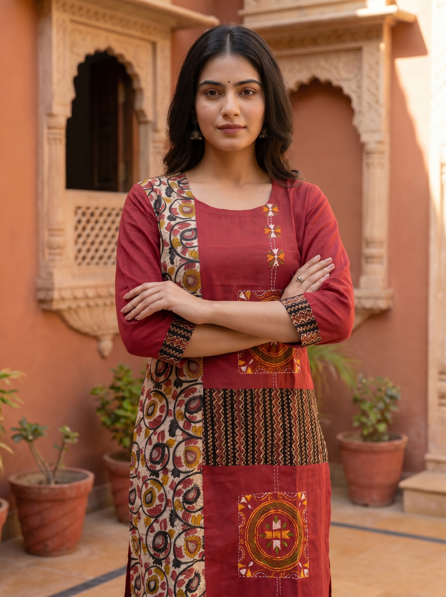 Boutique Kurti Red (NATRANG)