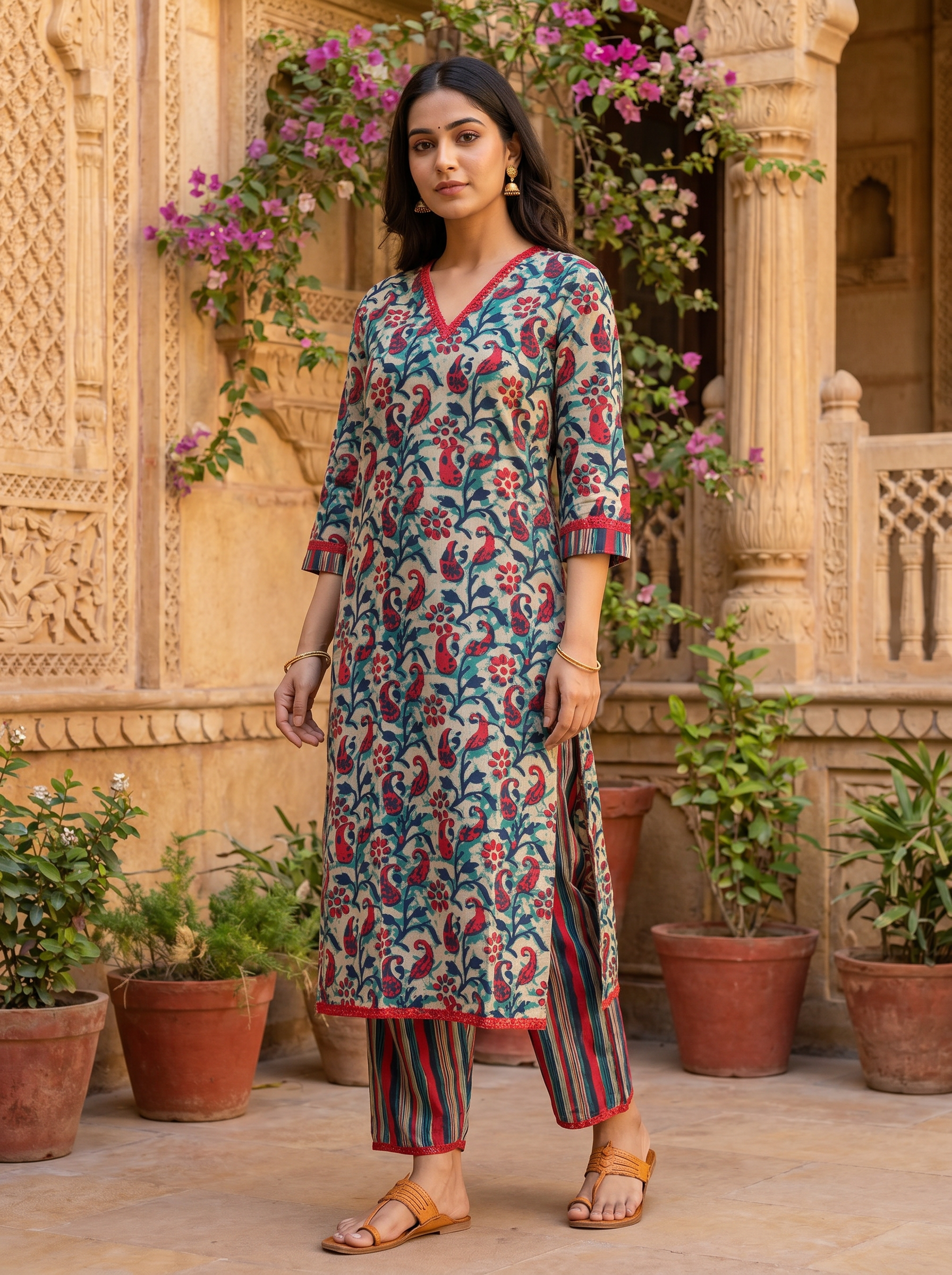 Two Piece Kurti Set
