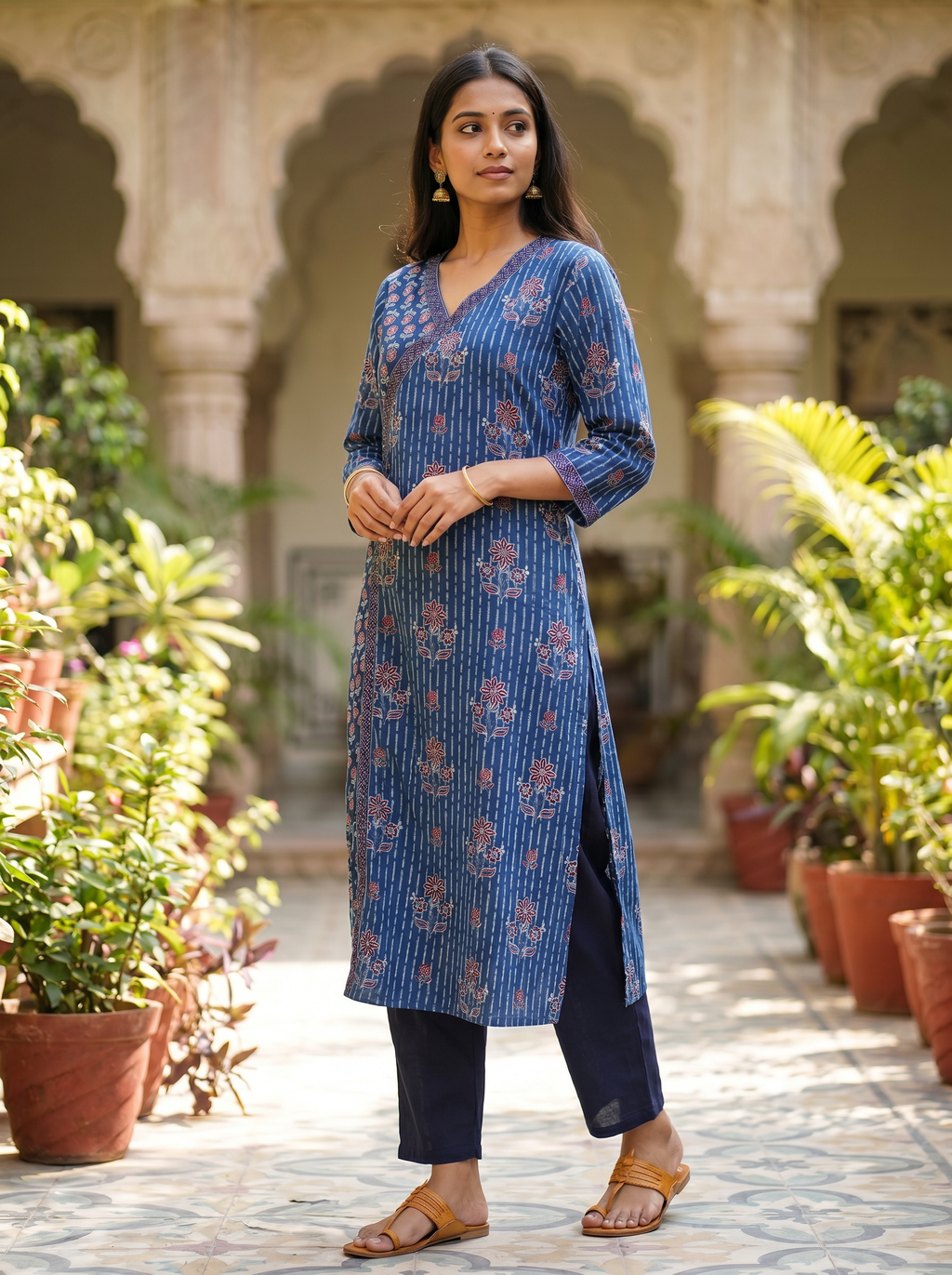 Three Piece Kurti Set