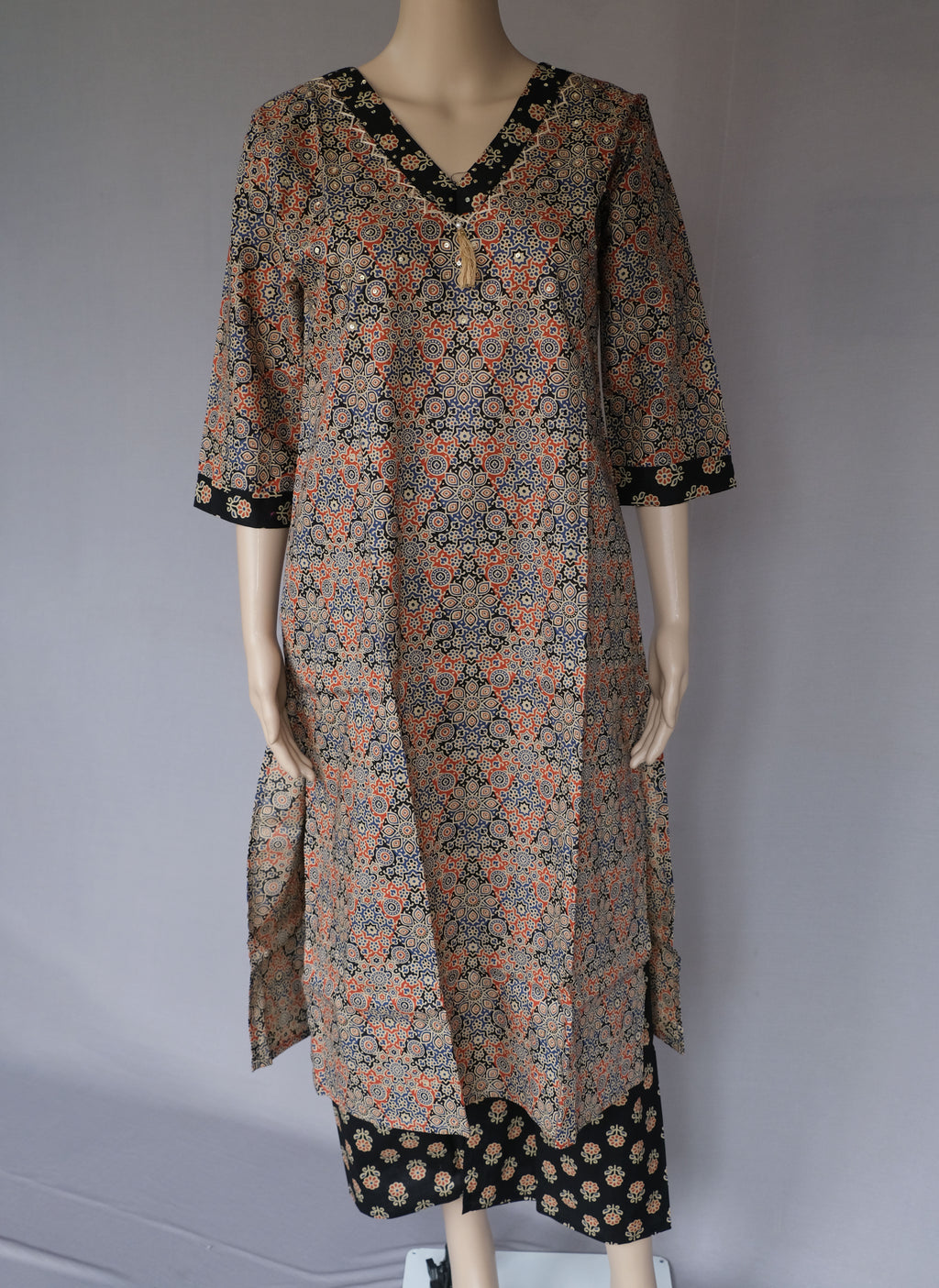 Three Piece Kurti Ajrok