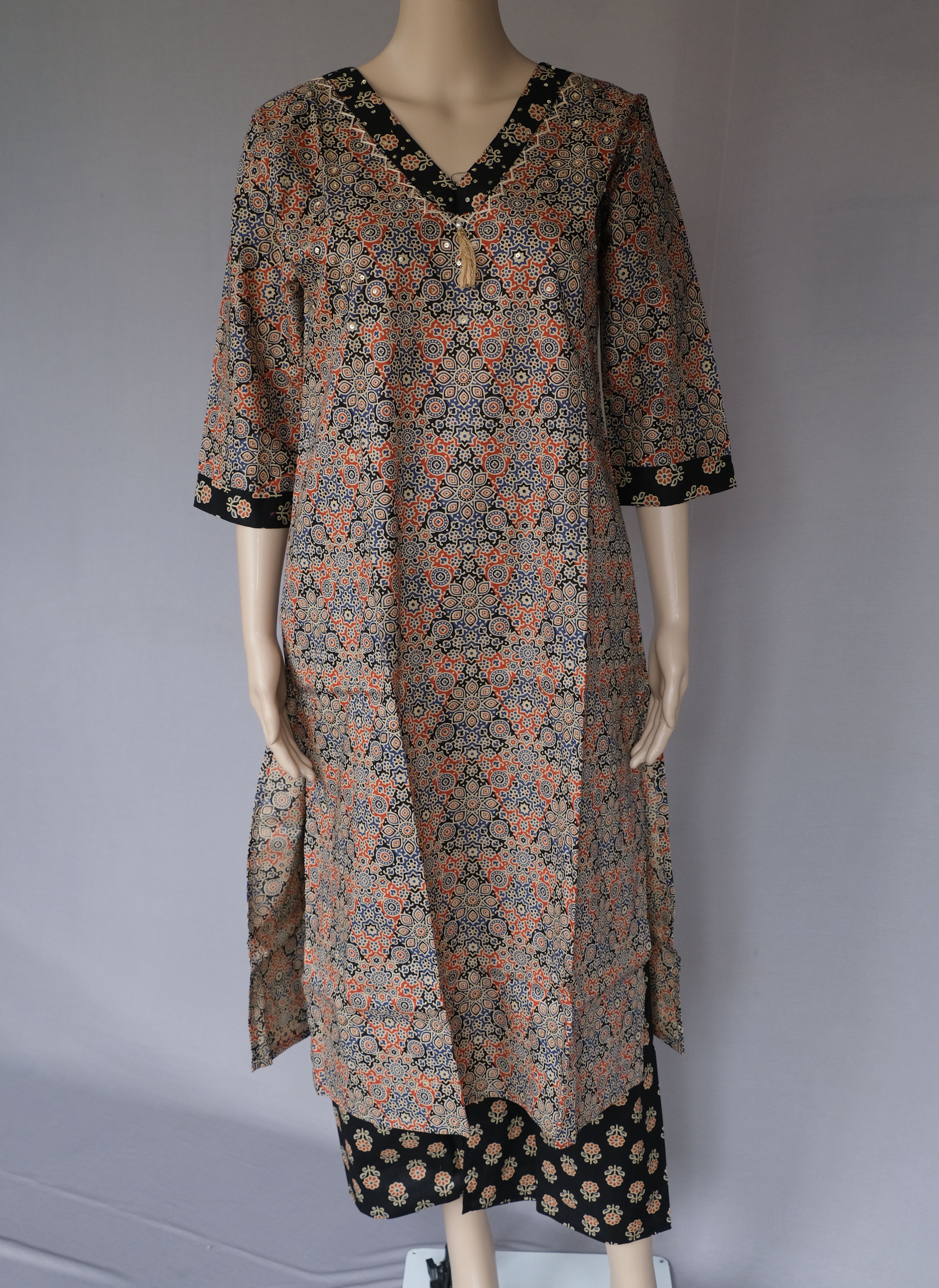 Three Piece Kurti Ajrok