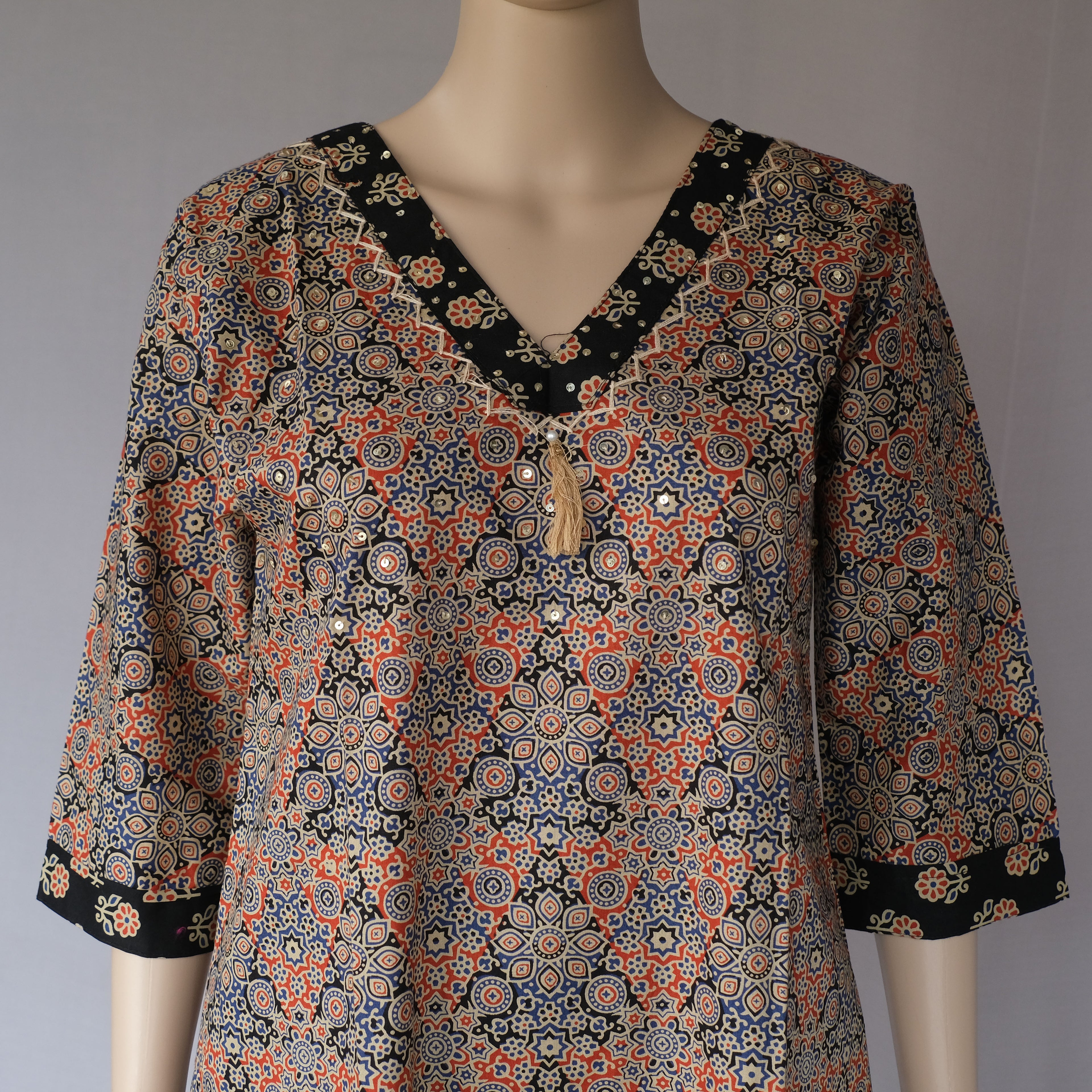 Three Piece Kurti Ajrok
