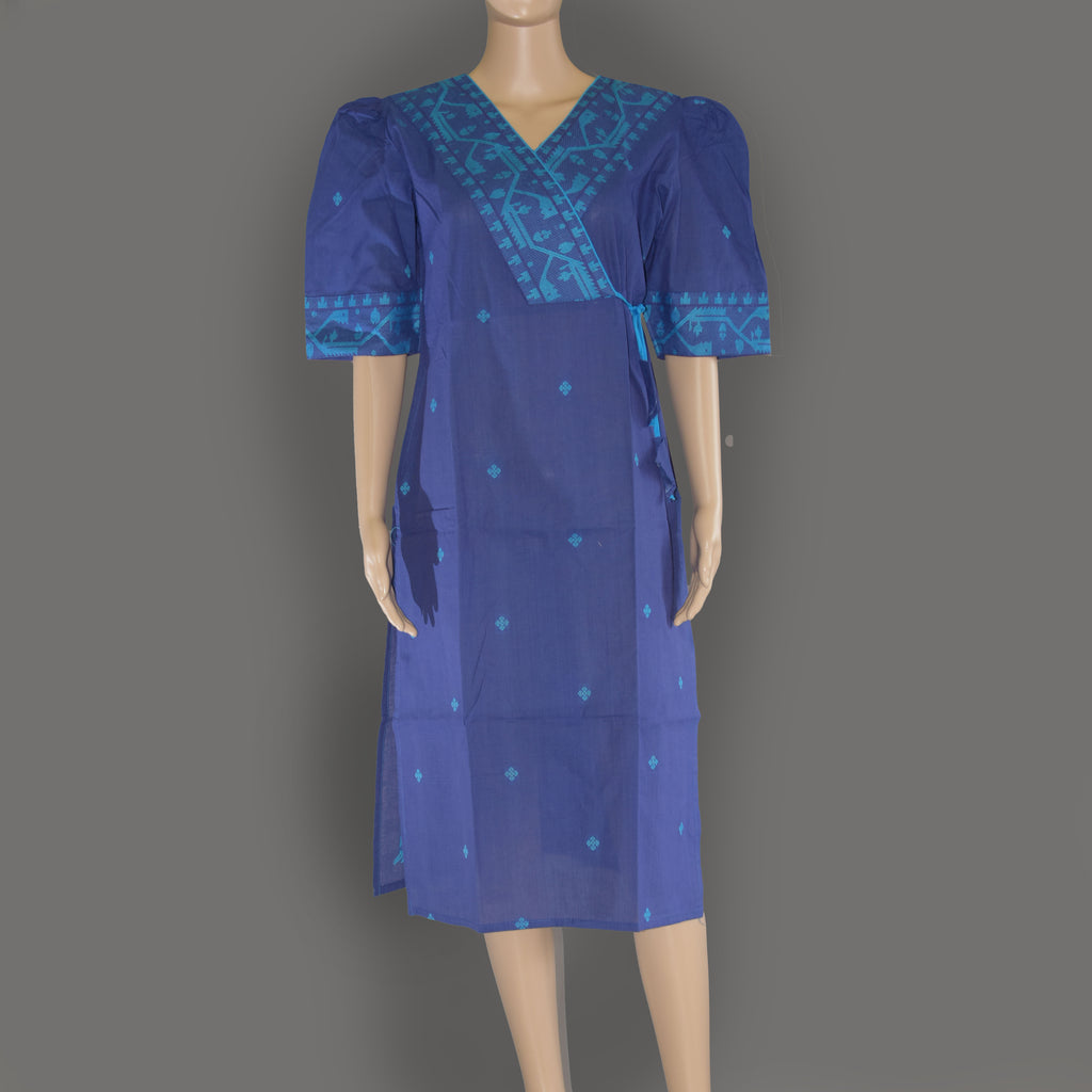 Blue Kurti with Side Pocket (MM Brand)