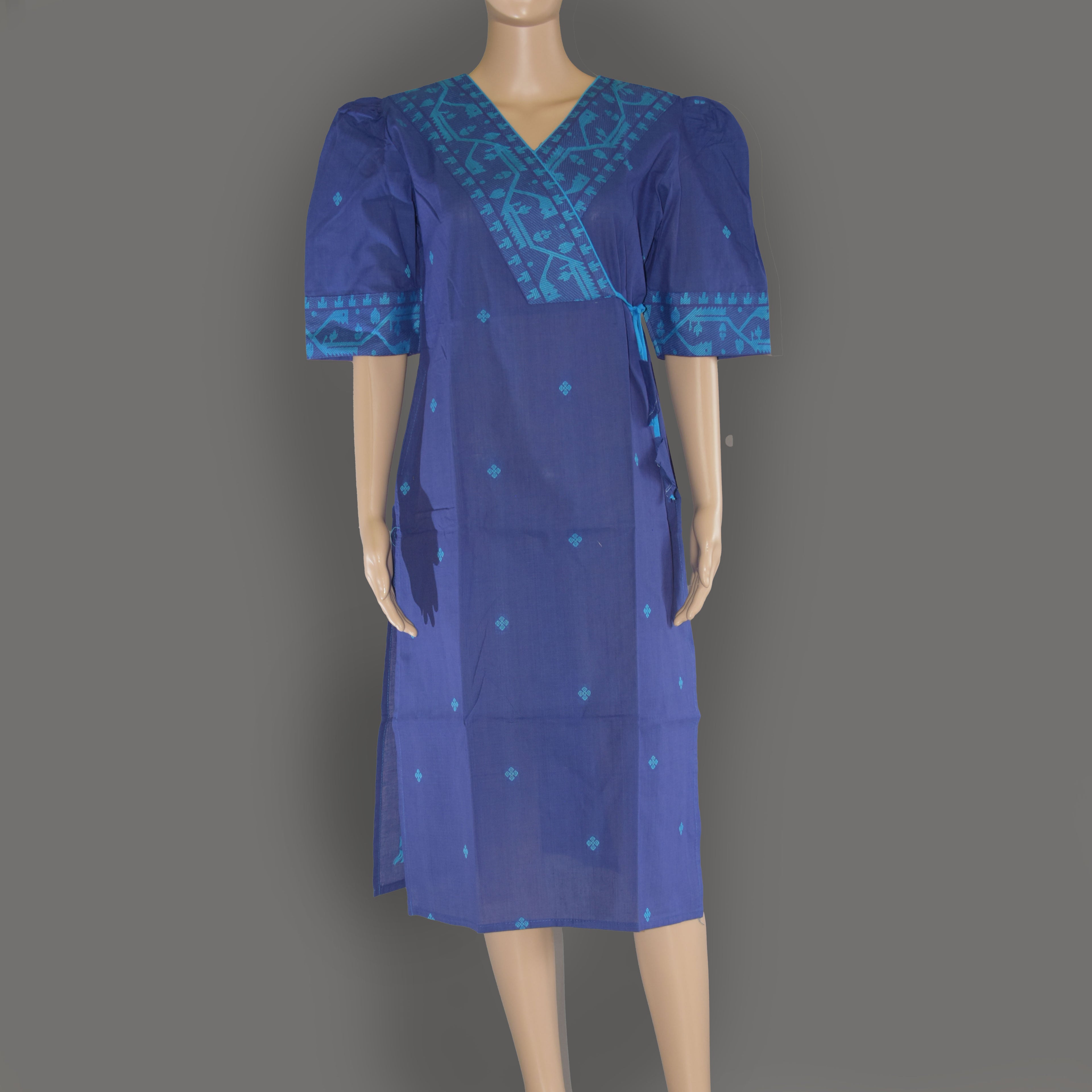 Blue Kurti with Side Pocket (MM Brand)