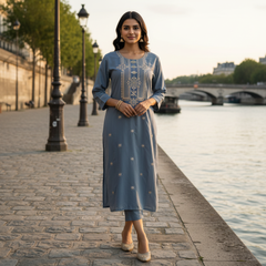 Slate Colour Kurti
