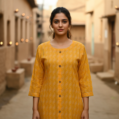 Yellow Kurti