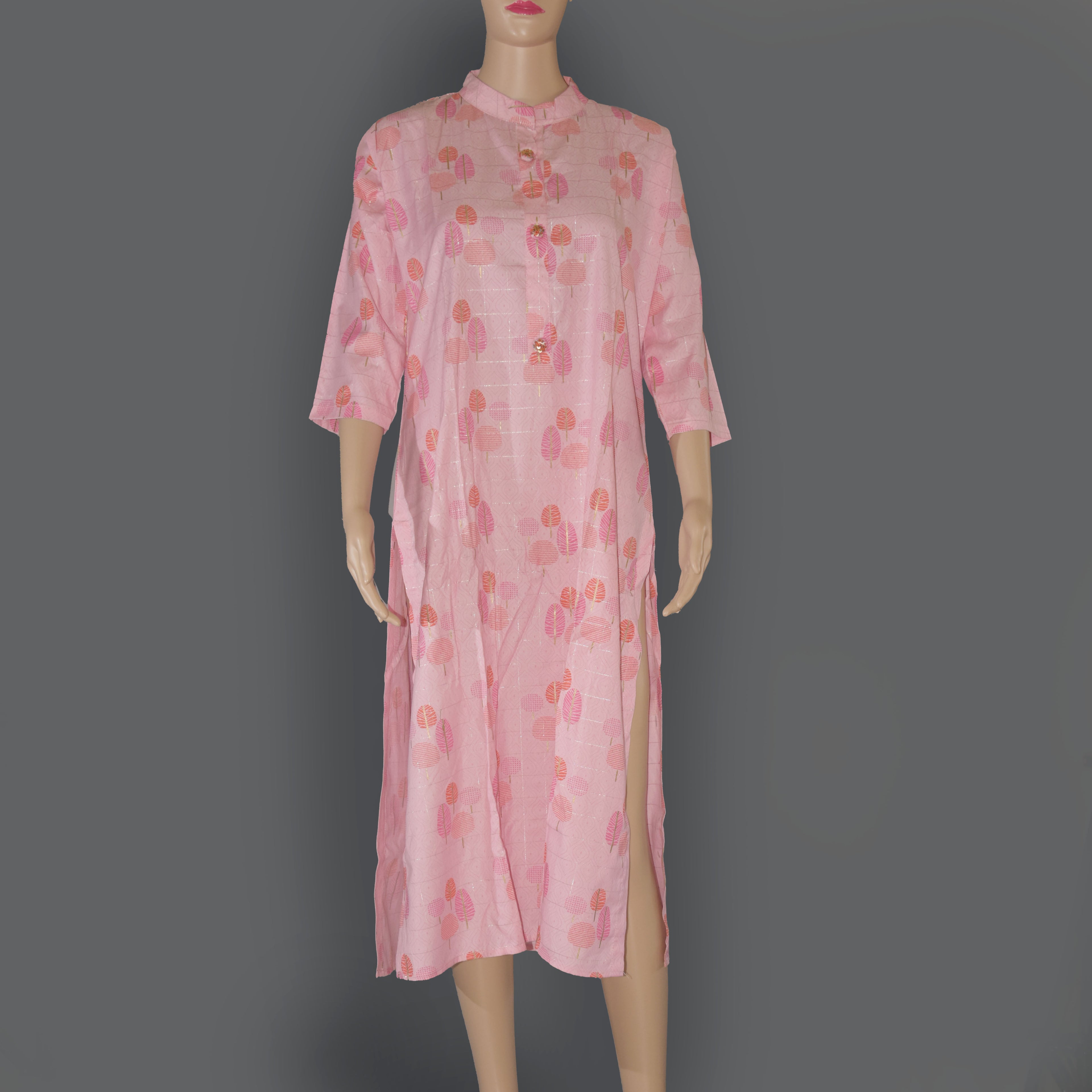 Kurti with Hand Embroidery Dupatta