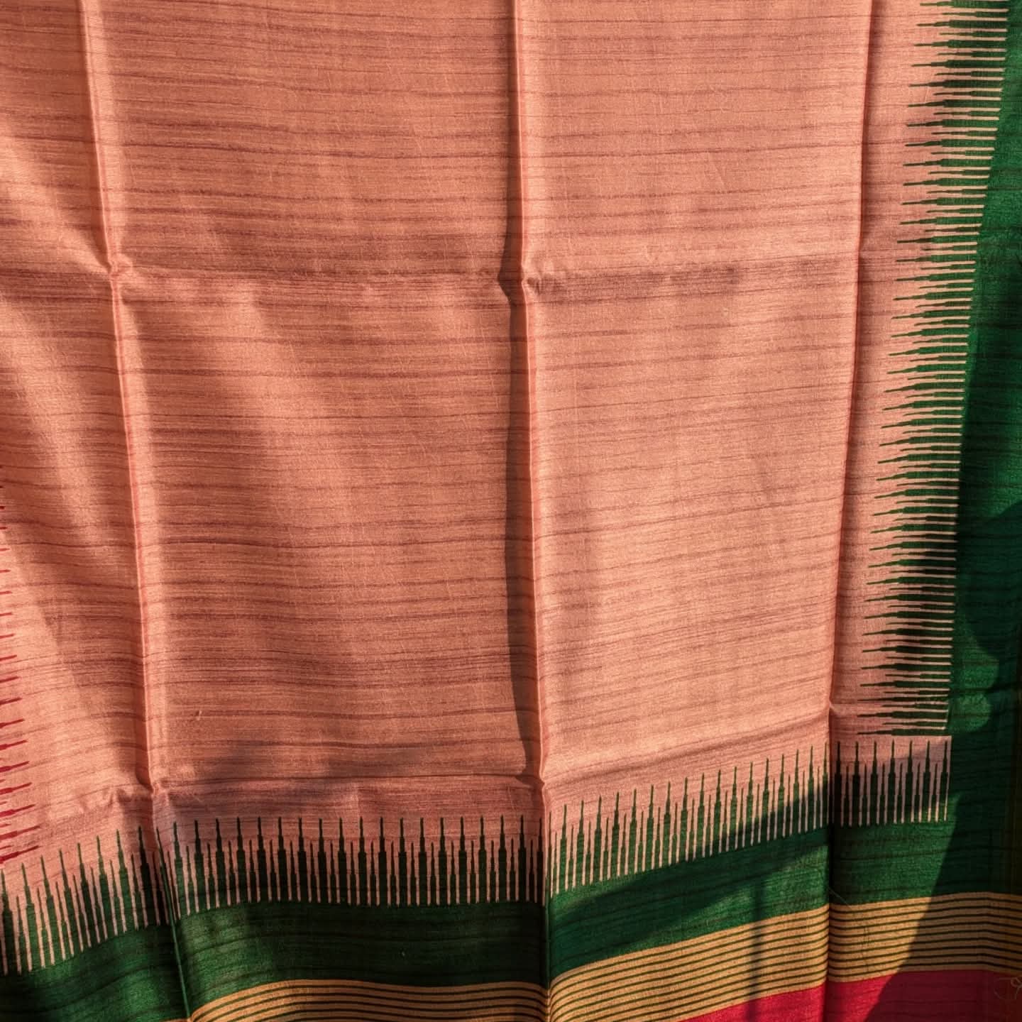 Semi Gjicha Sari with Blouse Piece