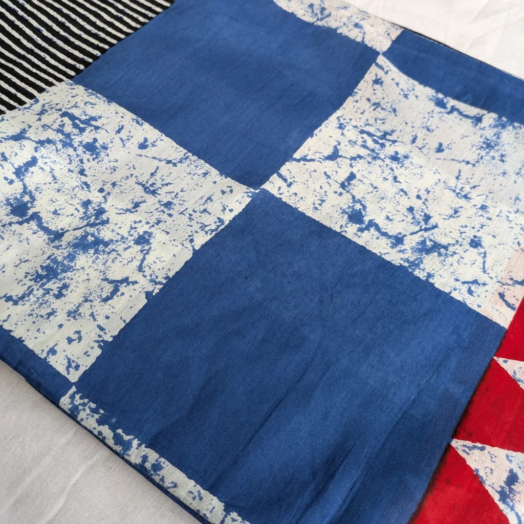 Jaipuri Cotton Sari with Blouse Piece.