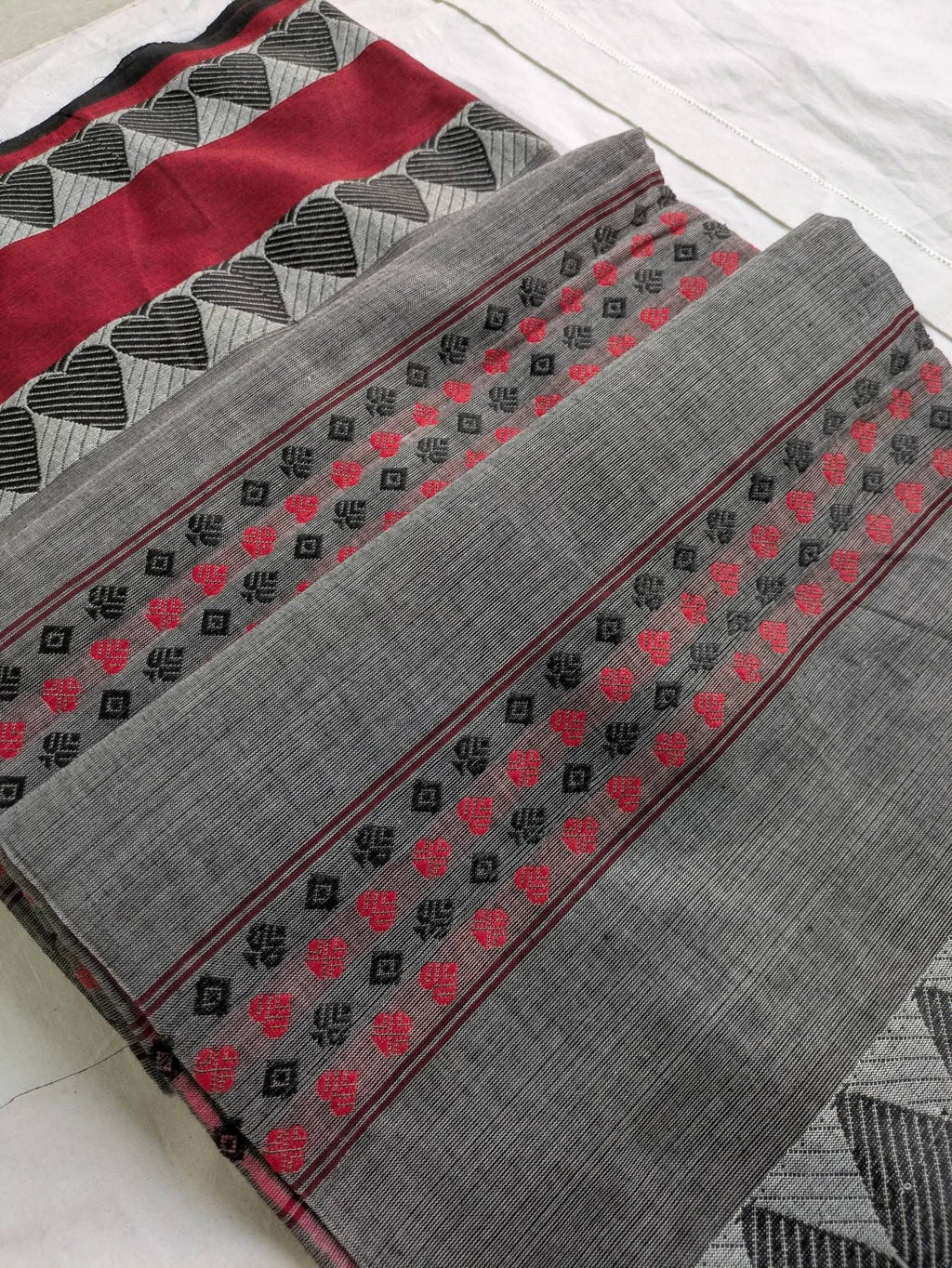 Dhonekhali  Cotton Sari 4