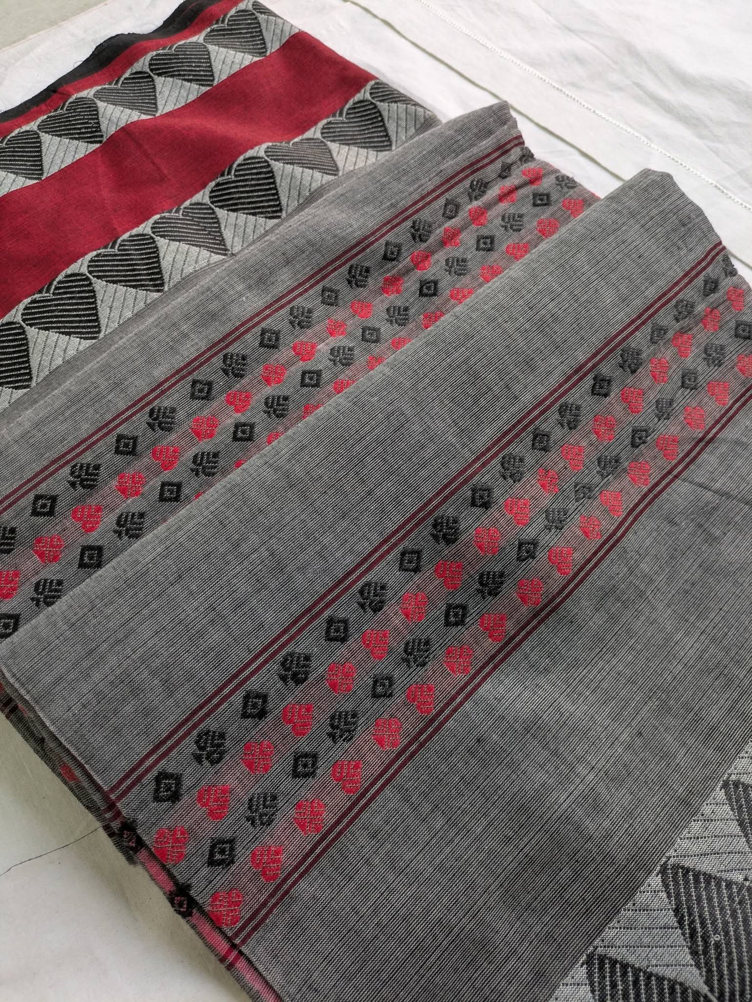 Dhonekhali  Cotton Sari 4