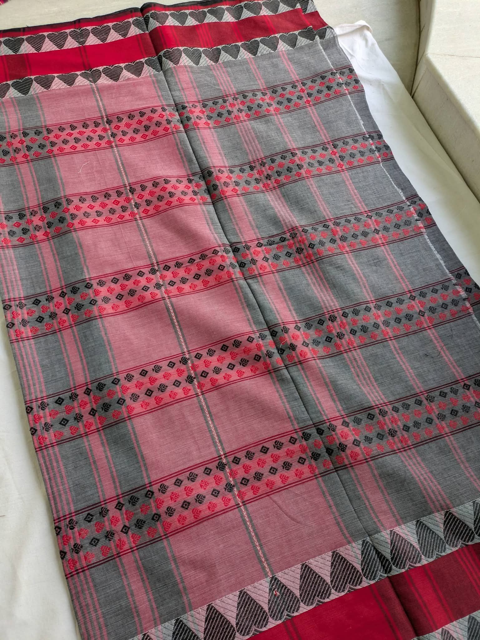 Dhonekhali  Cotton Sari 4