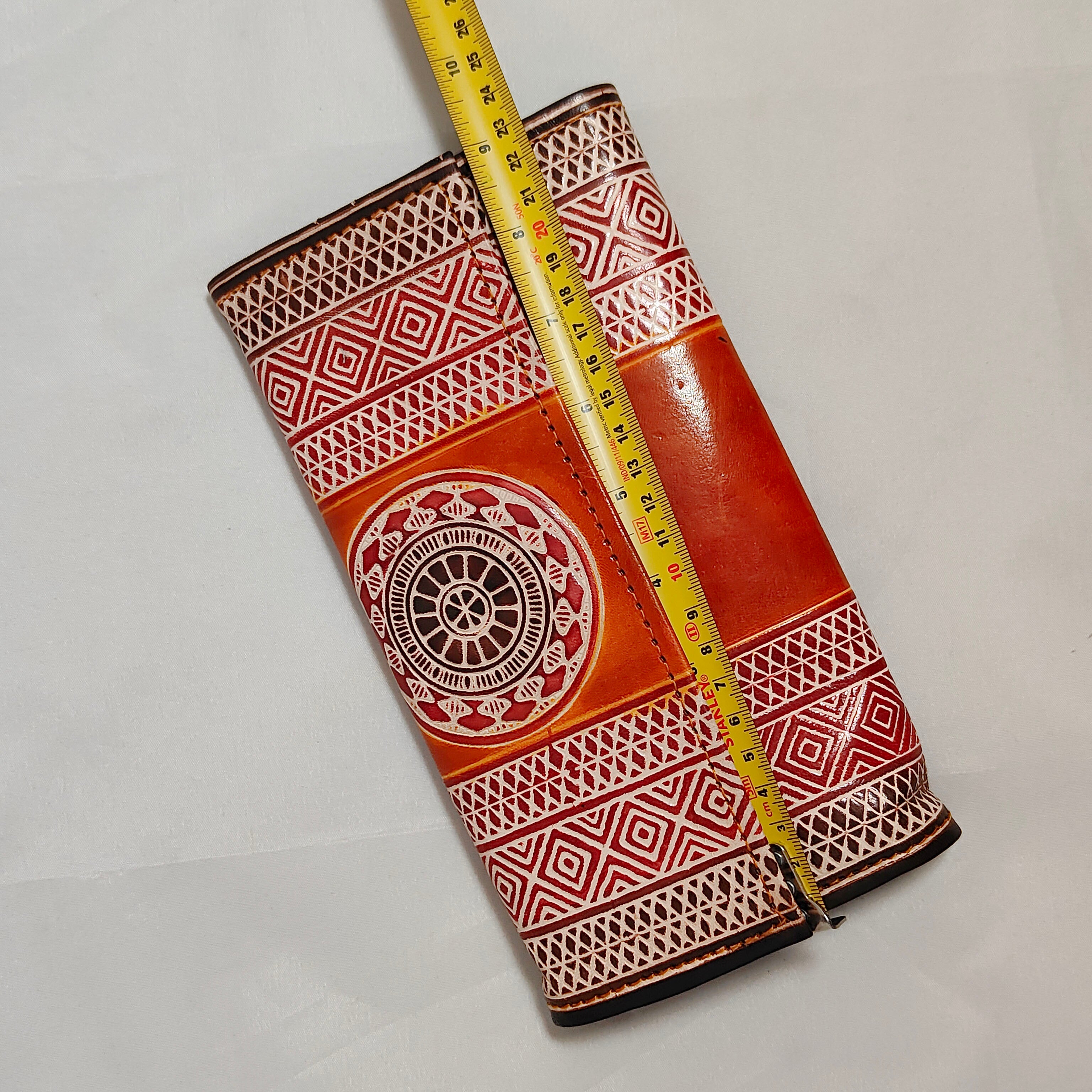 Rust Leather Purse (9 inches)