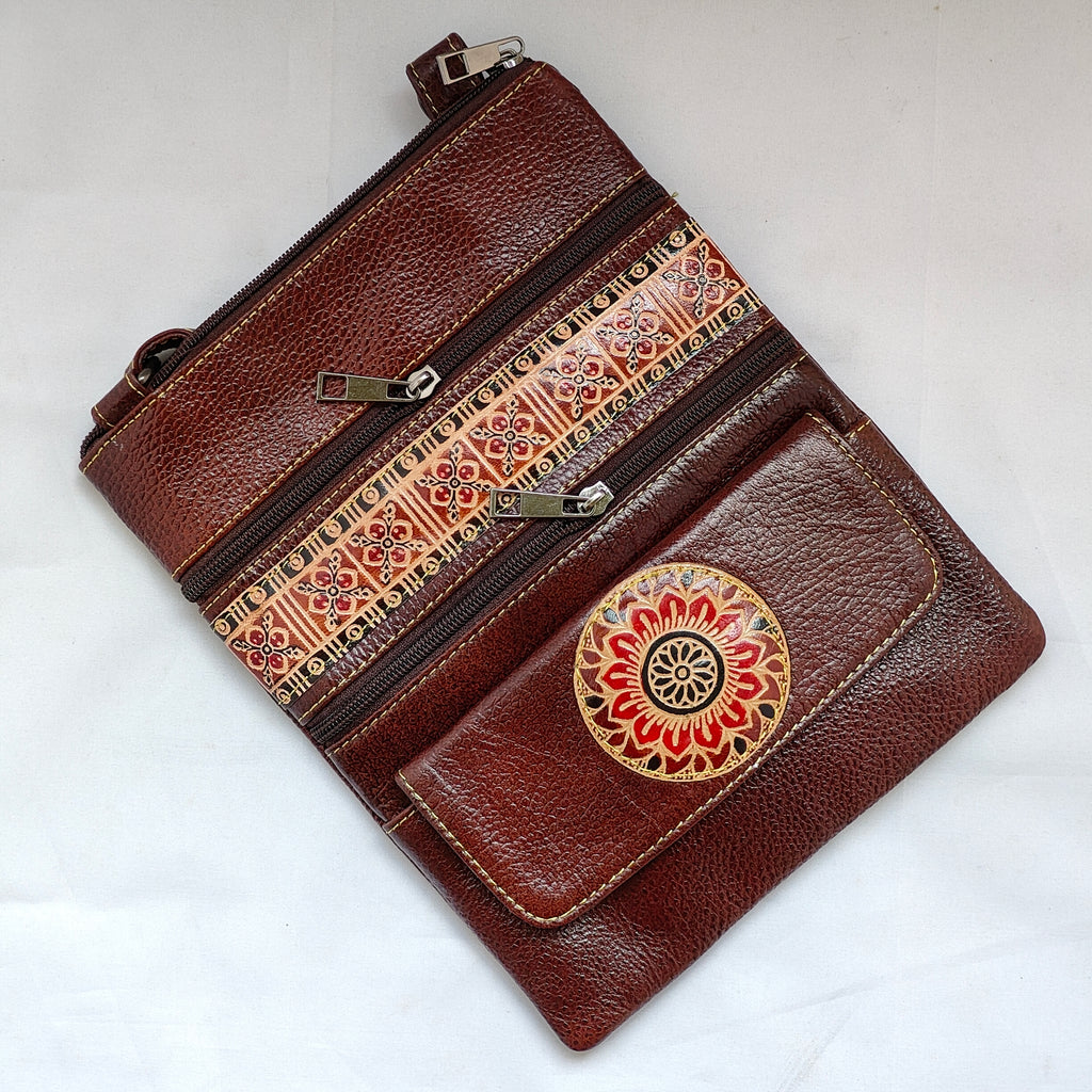 D Sling Bag Brown