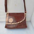 Brown Luxe Flap Bag