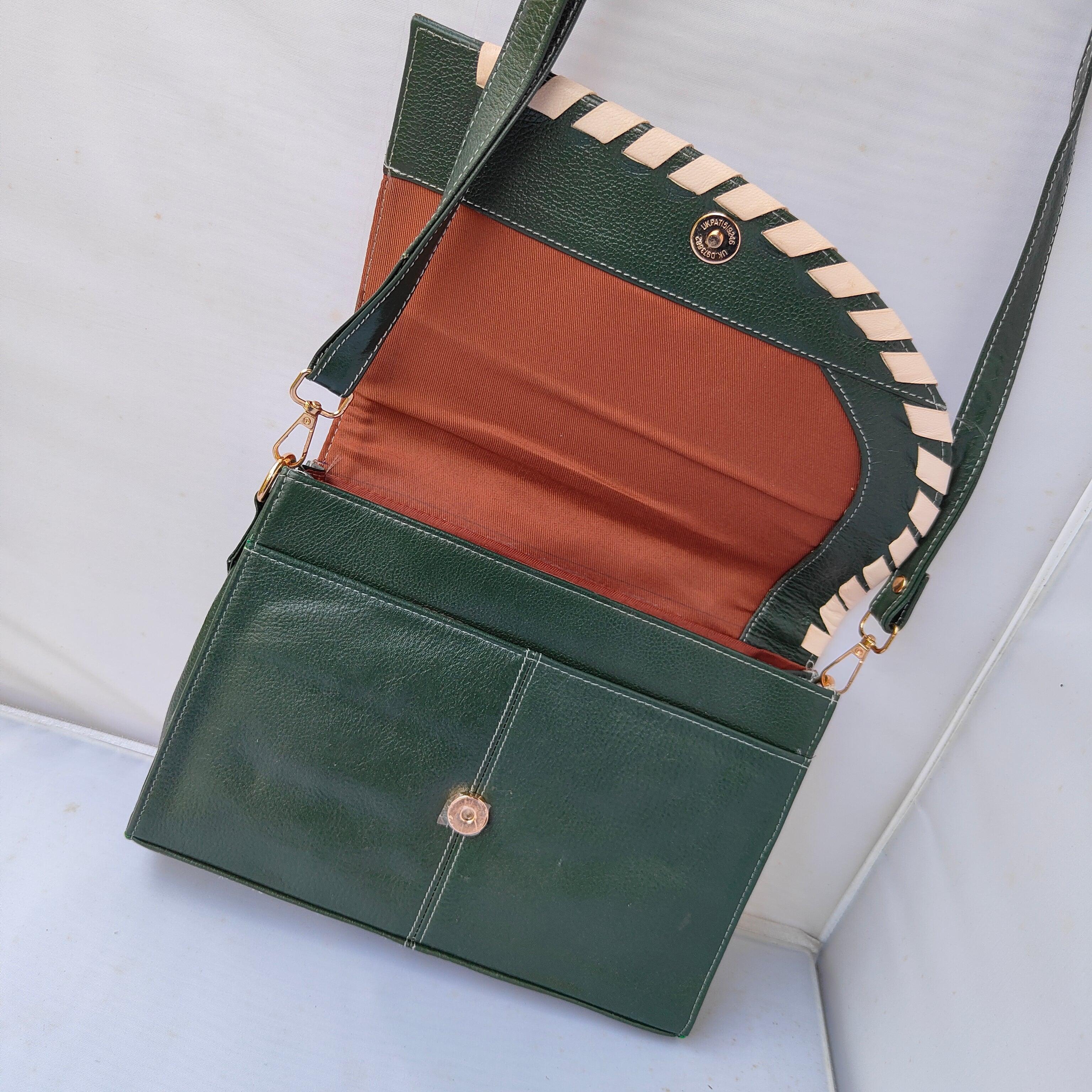 Green Luxe Flap Bag