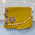 Yellow Luxe Flap Bag 2