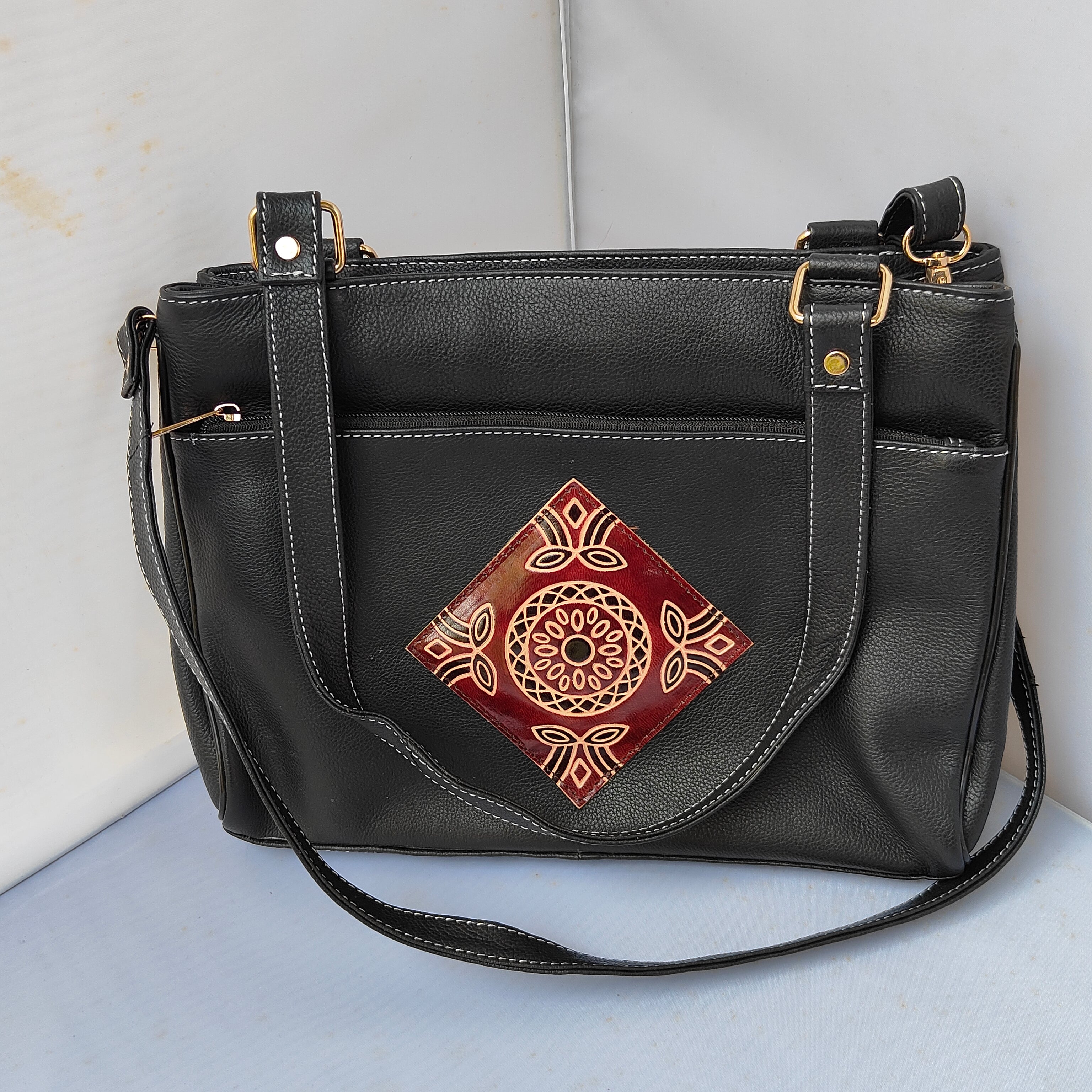 Luxury Leather Bag Black