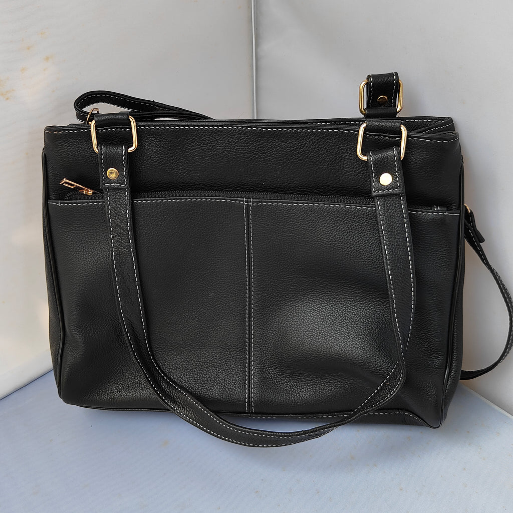 Luxury Leather Bag Black