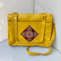 Luxury Leather Bag Yellow