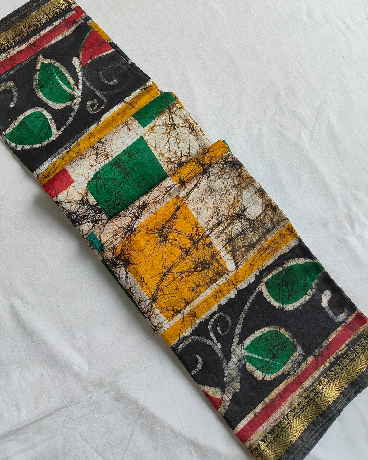 Maheswari Batik Sari Multicolour