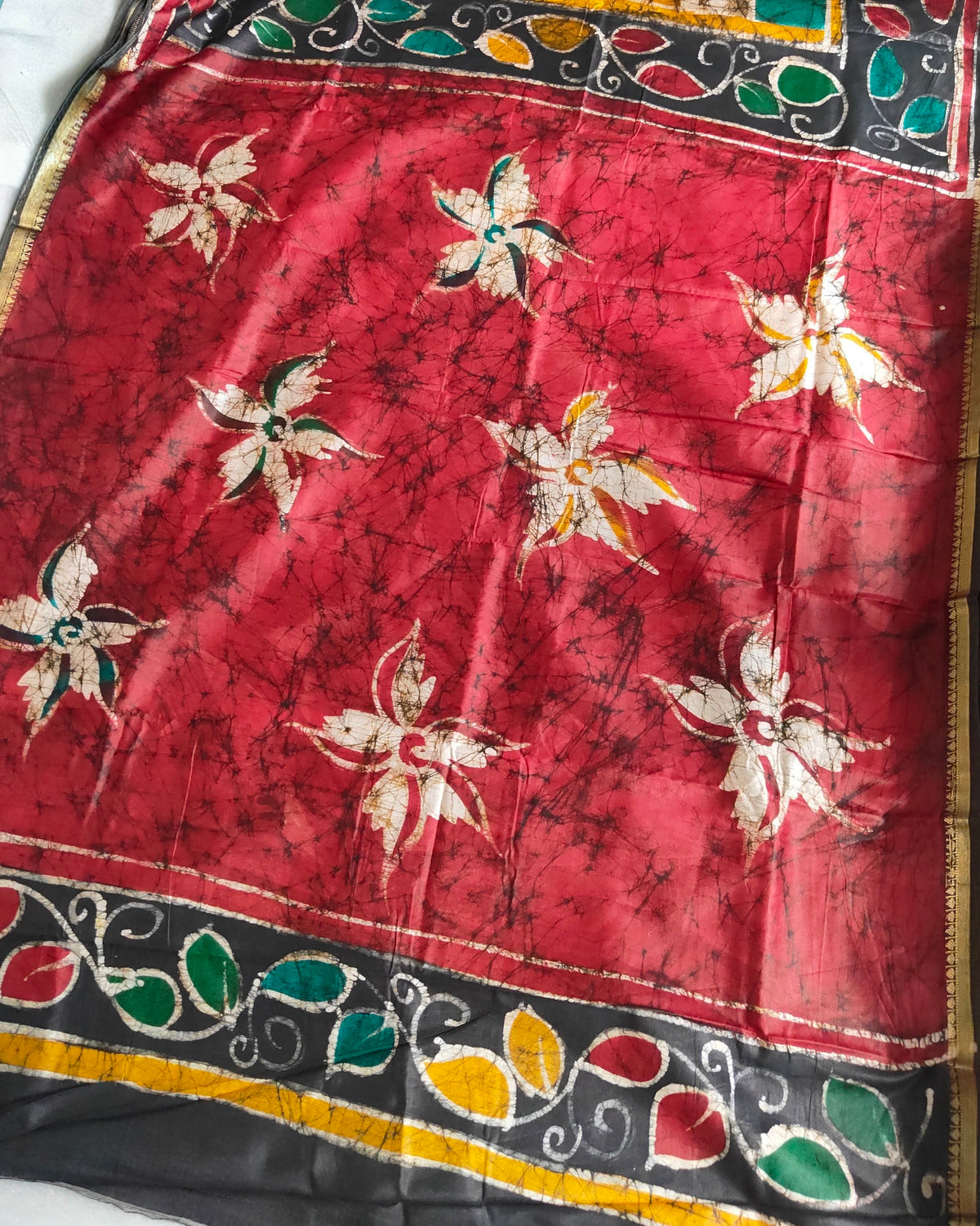 Maheswari Batik Sari Multicolour