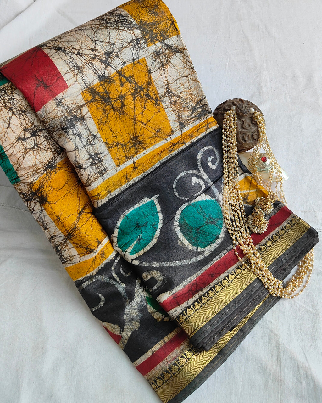 Maheswari Batik Sari Multicolour