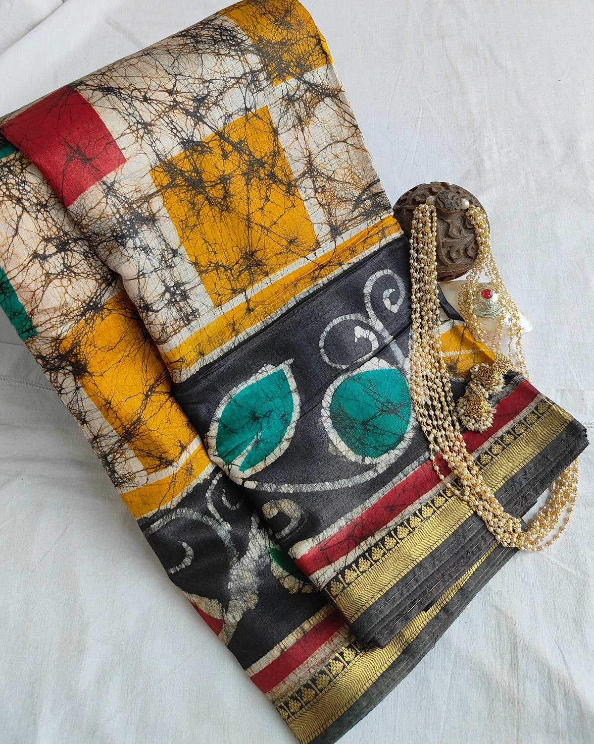 Maheswari Batik Sari Multicolour