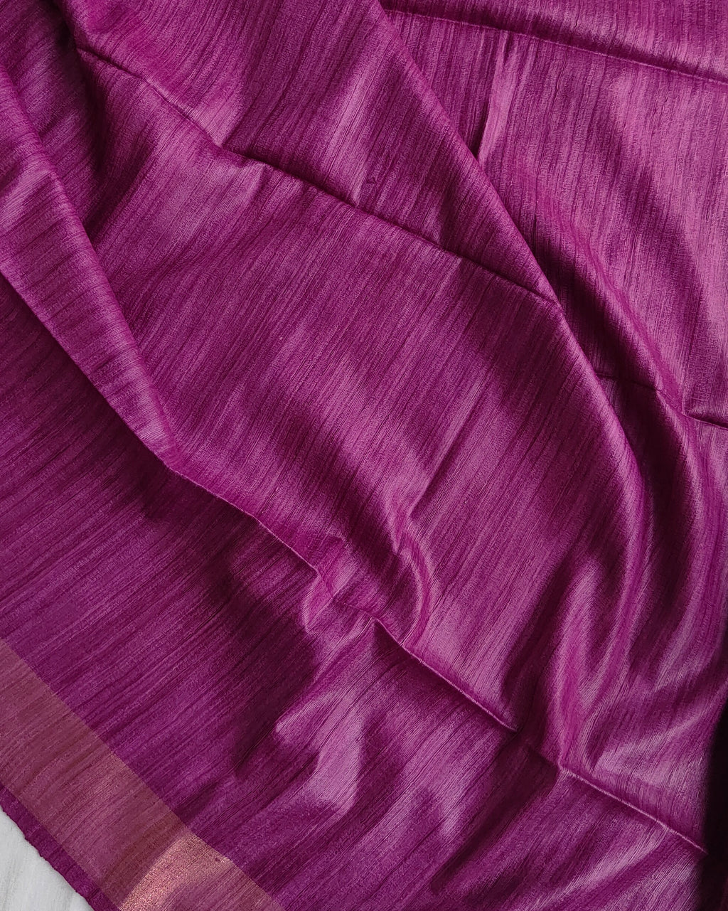 Bicolour Ghicha Sari Purple & Blue