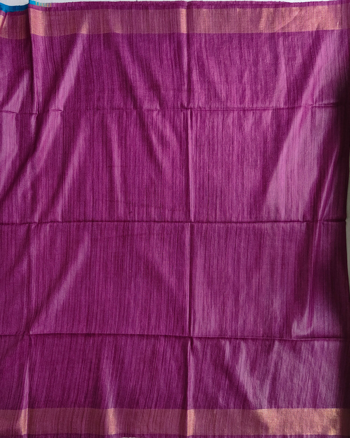 Bicolour Ghicha Sari Purple & Blue