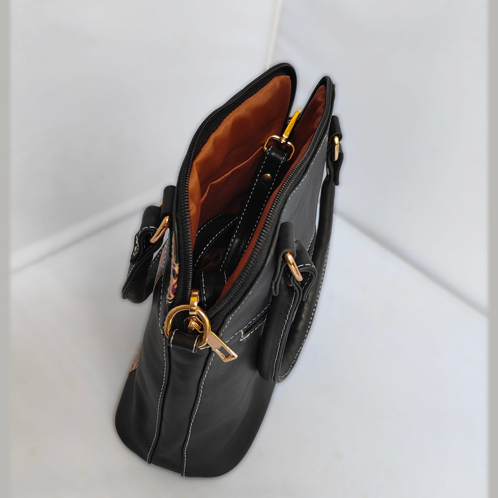 Santiniketan Small Sling Bag Black