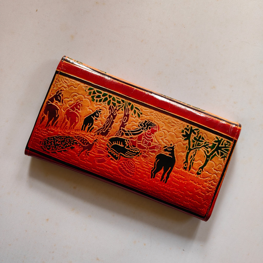 Santiniketan Leather Purse 2