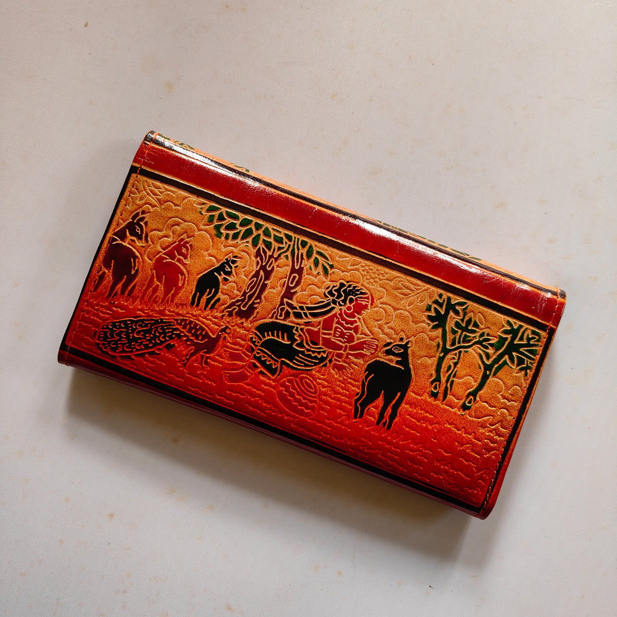Santiniketan Leather Purse 2
