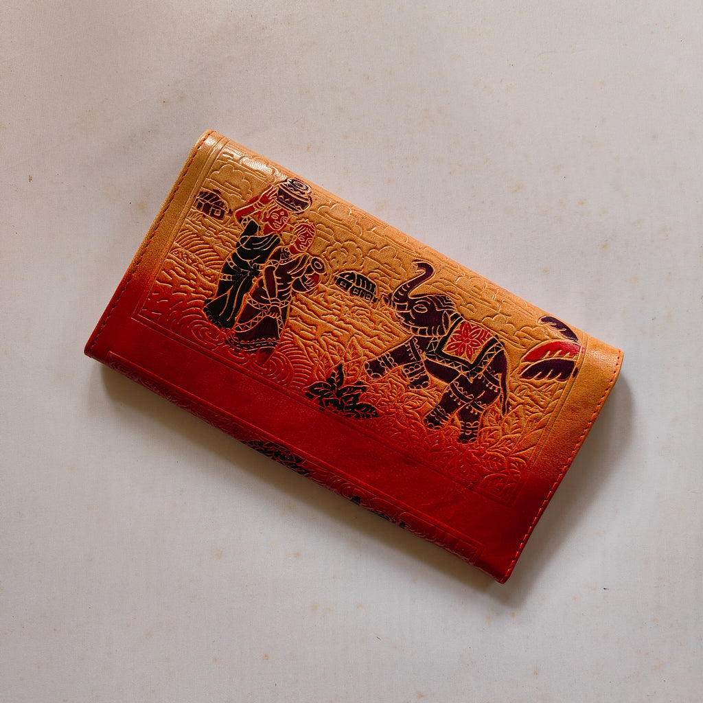 Santiniketan Leather Purse 1