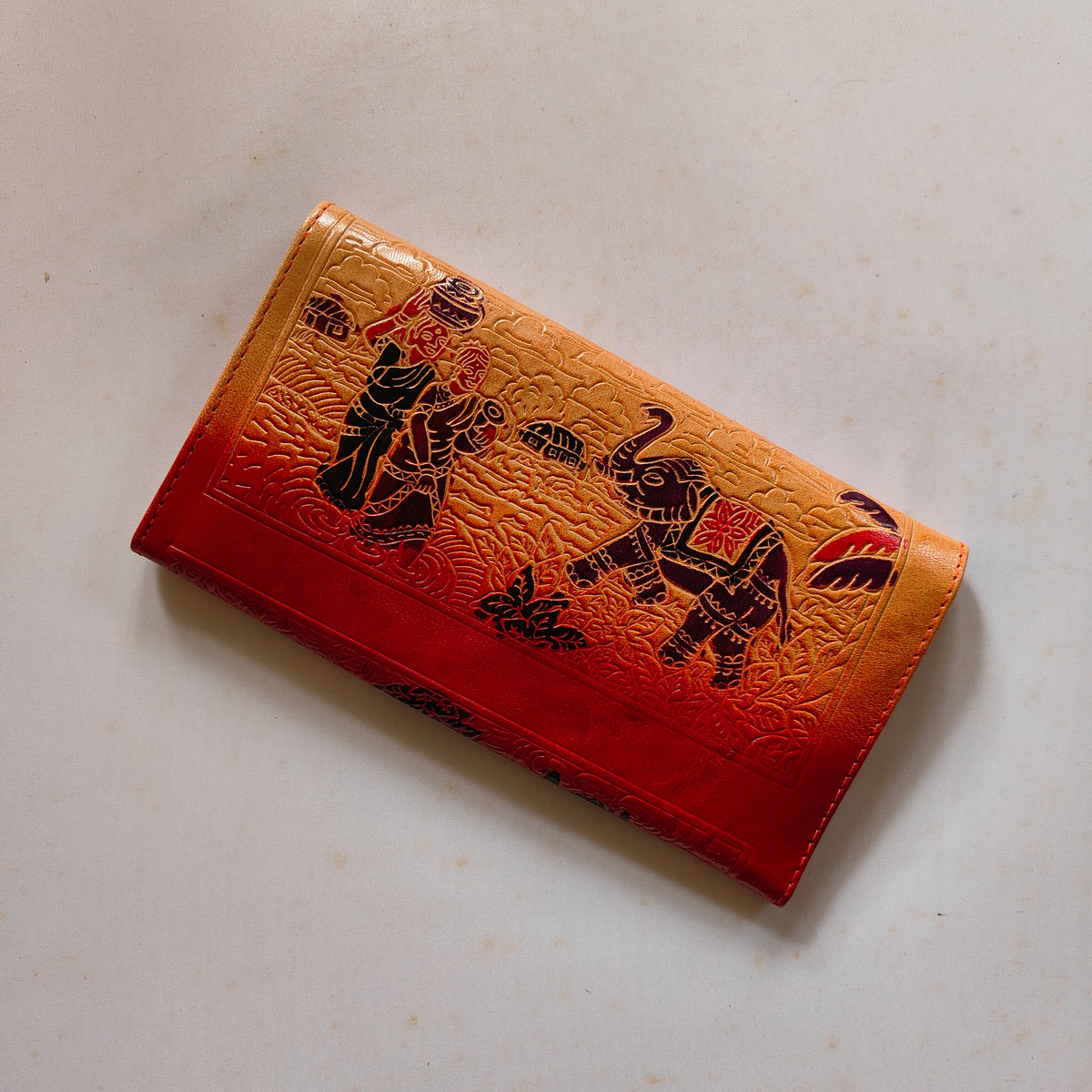 Santiniketan Leather Purse 1