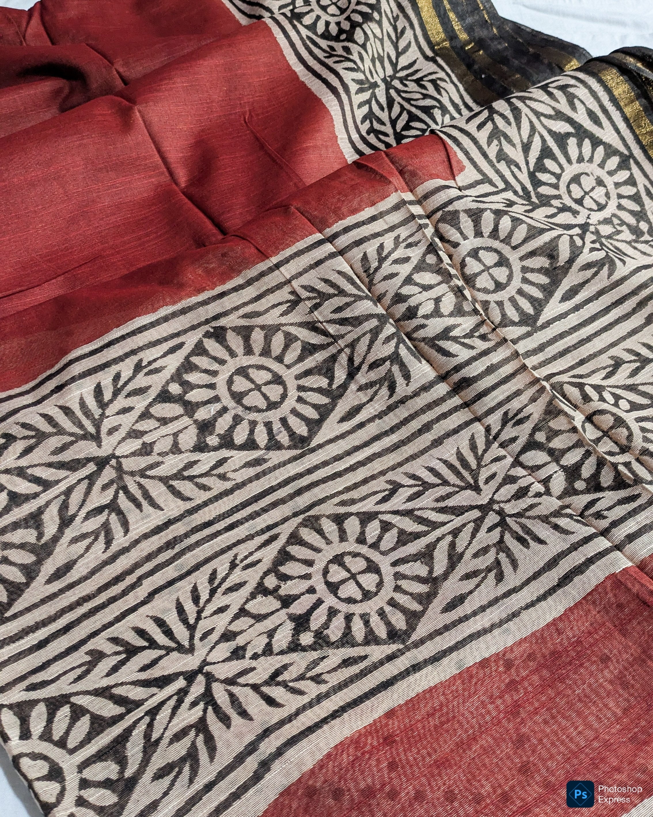 Multani Sari with Blouse Piece