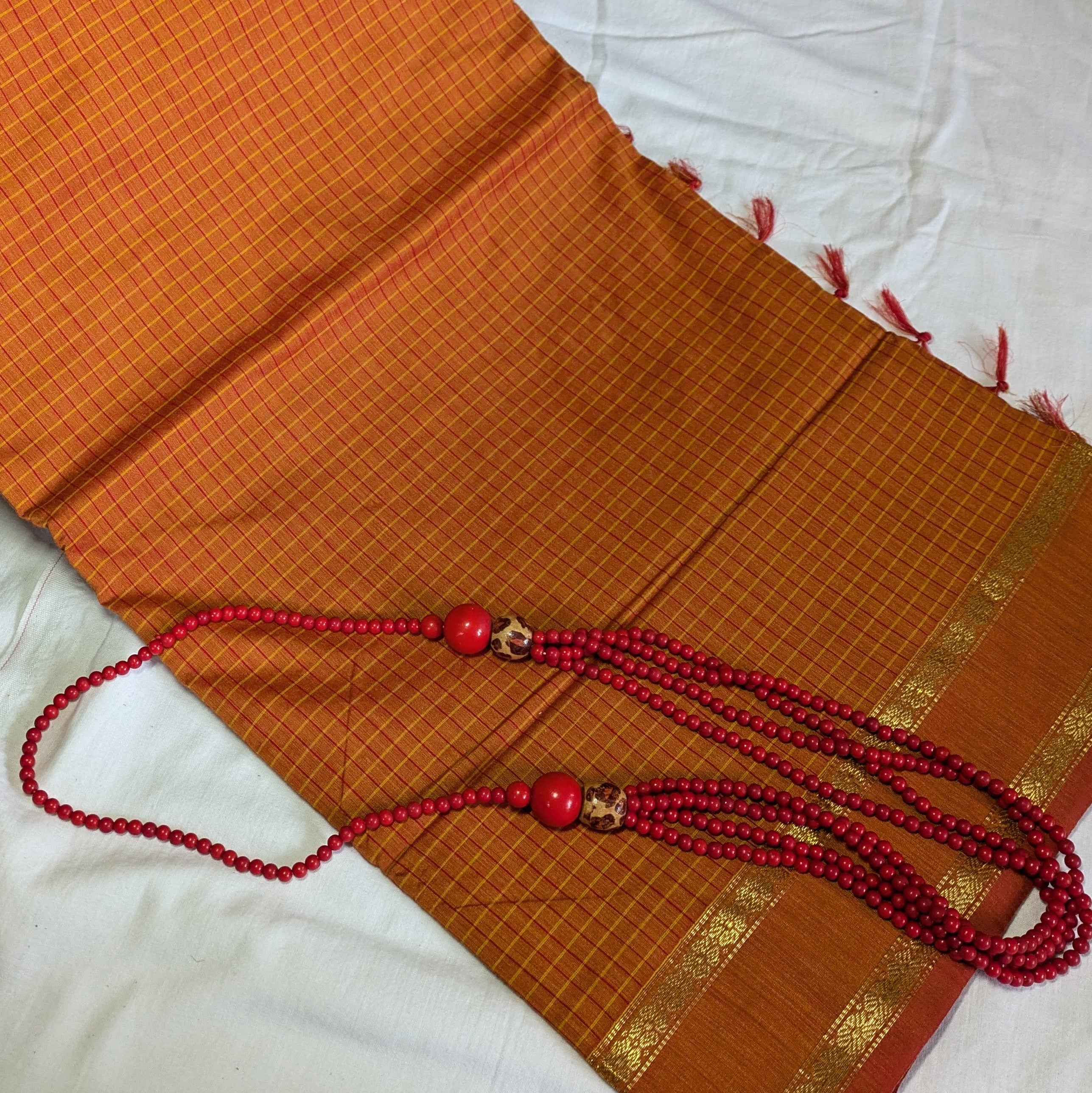 Gadwal Sari with Blouse Piece