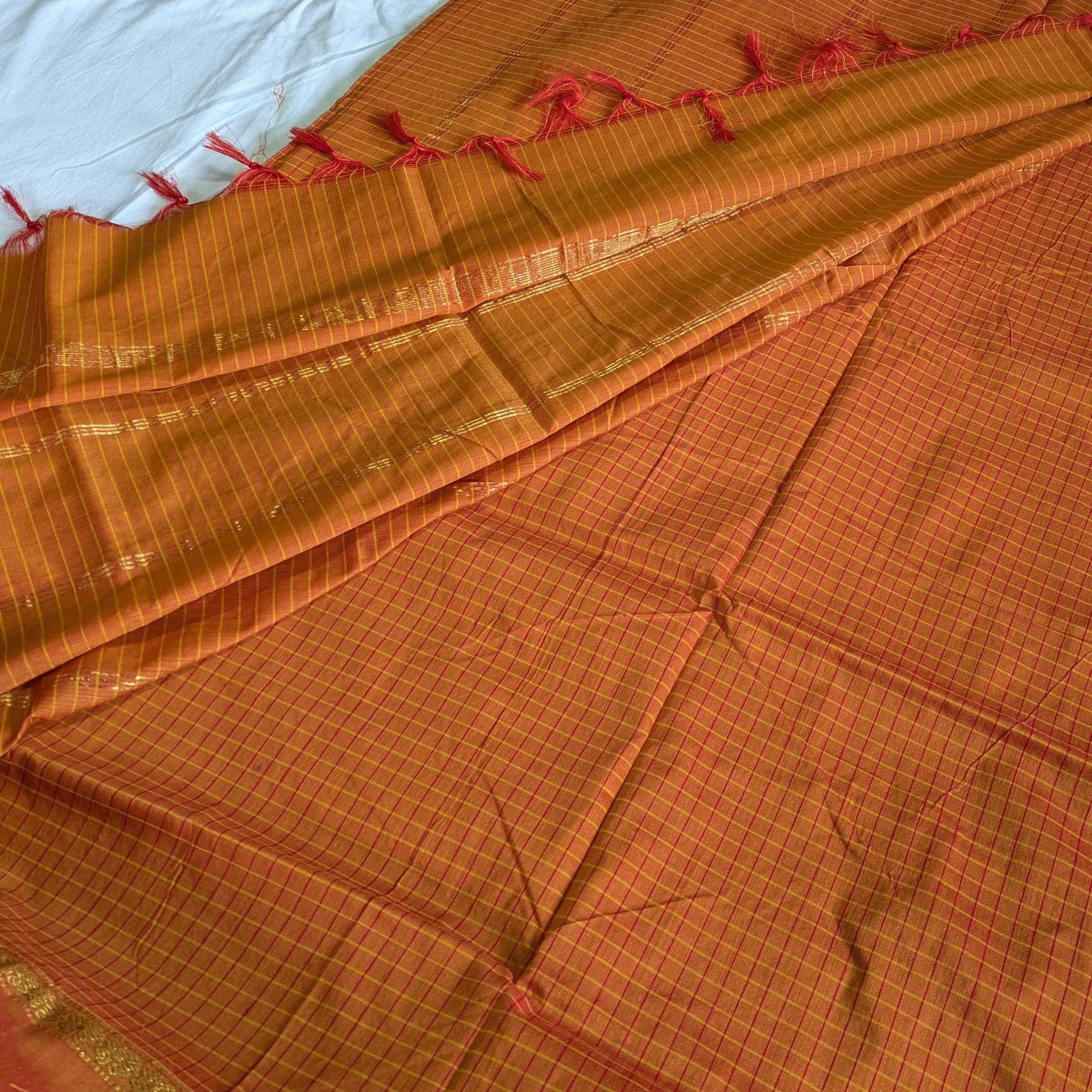 Gadwal Sari with Blouse Piece