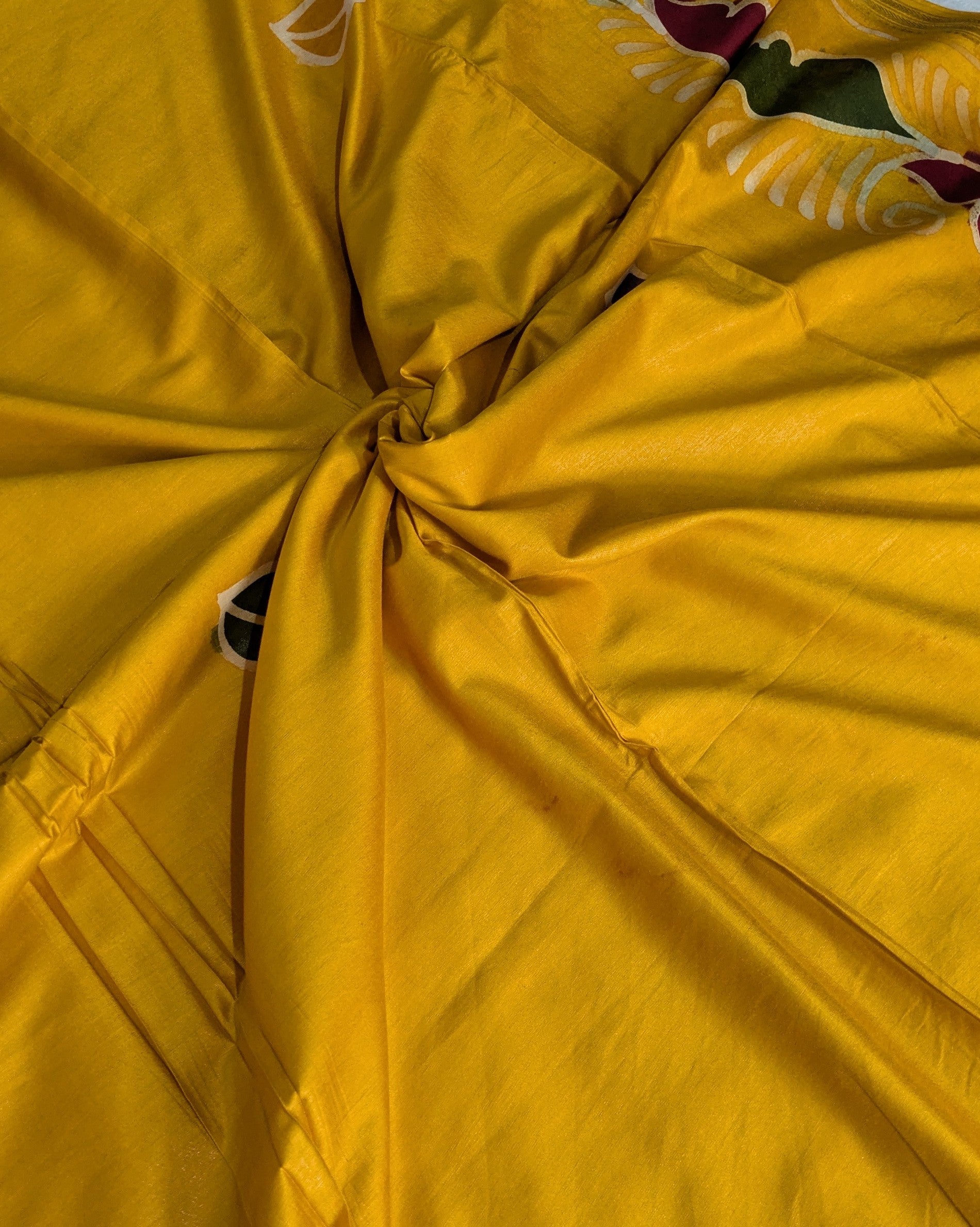 Batik Maheswari Saree with Blouse Piece