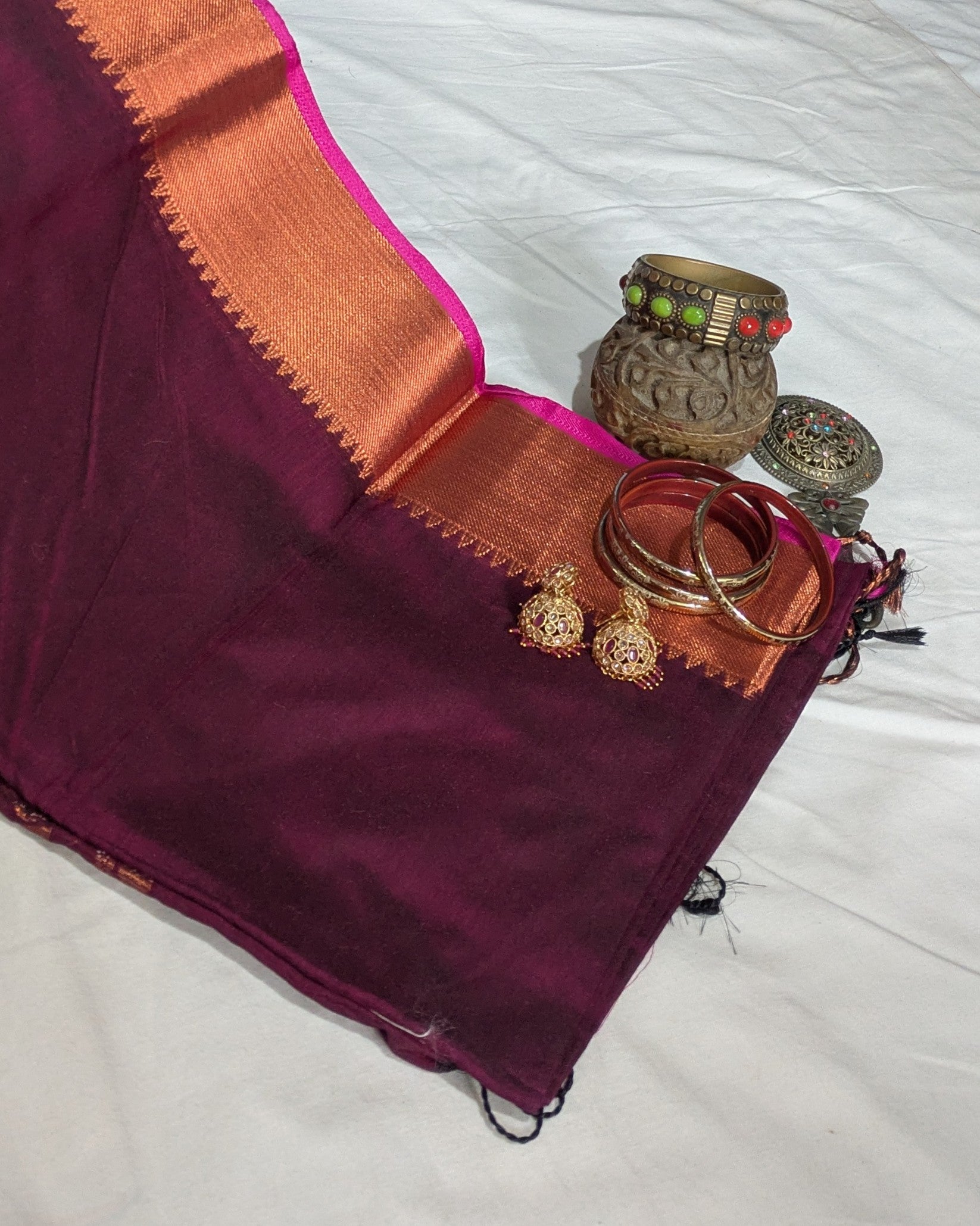 Mangalgiri Sari with Blouse Piece