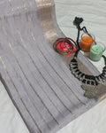 Fancy Maheswari Sari with Blouse Piece (Liva Tag)